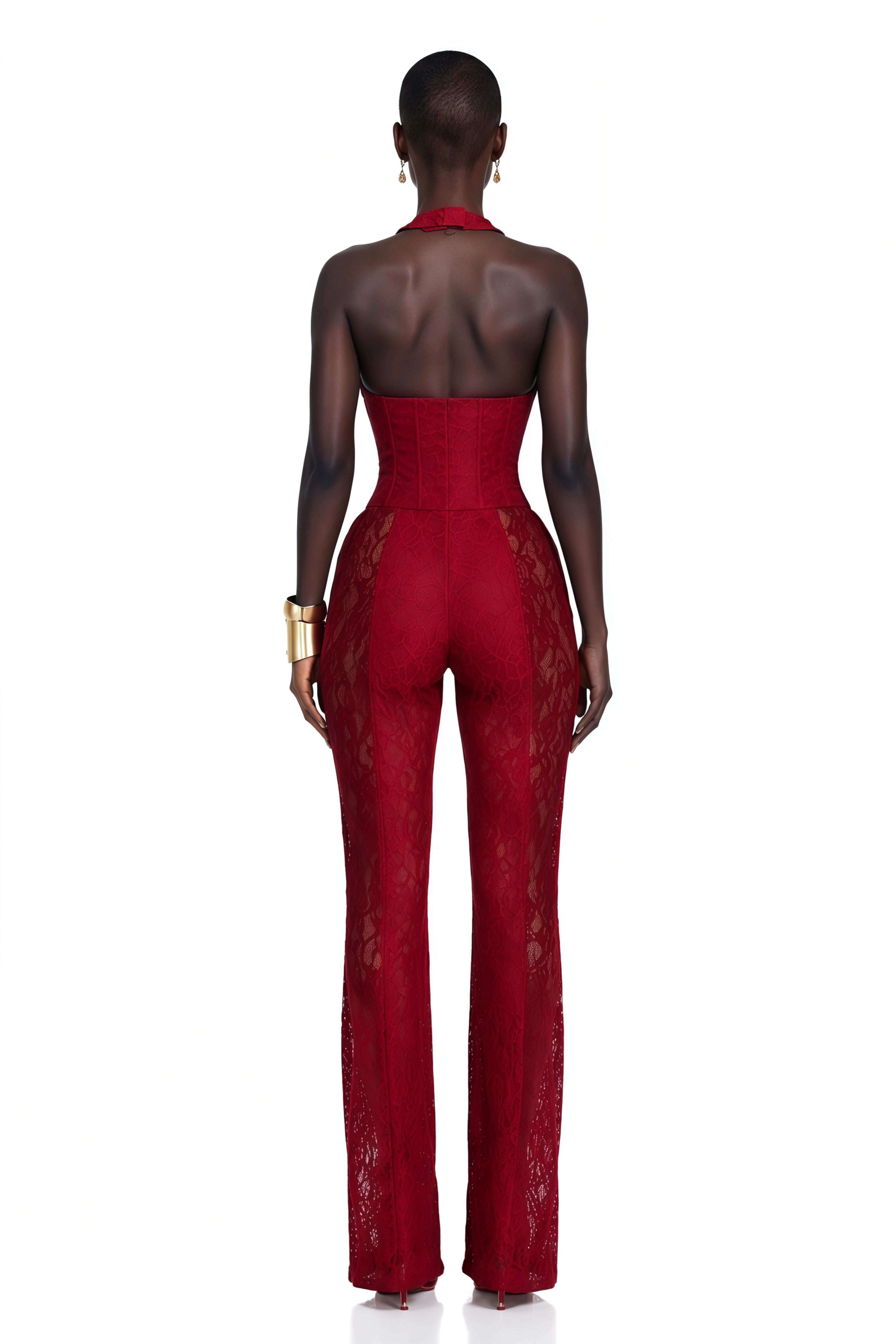 Rosalind Lace Corset Jumpsuit