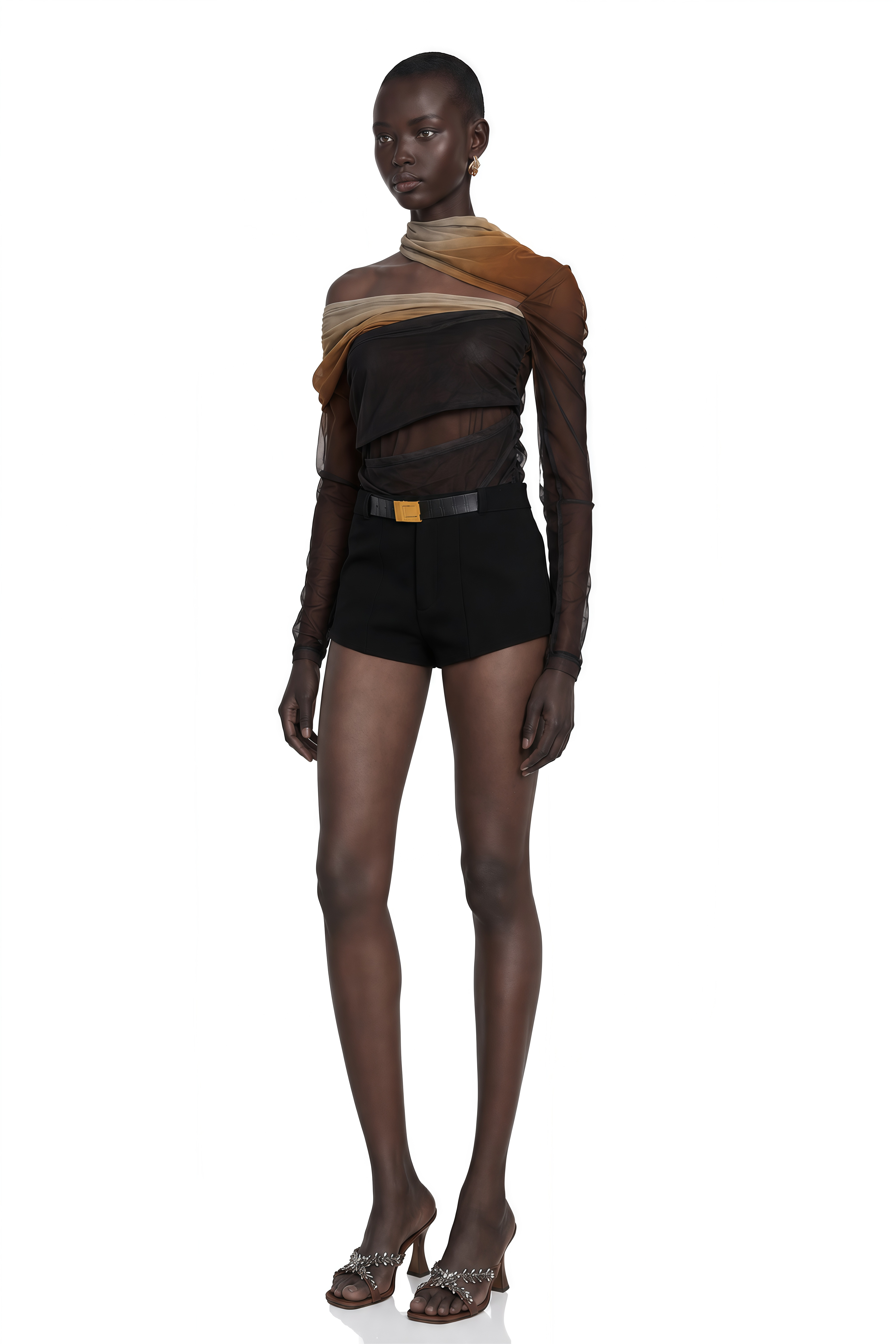 Aryana Belted Mini Shorts
