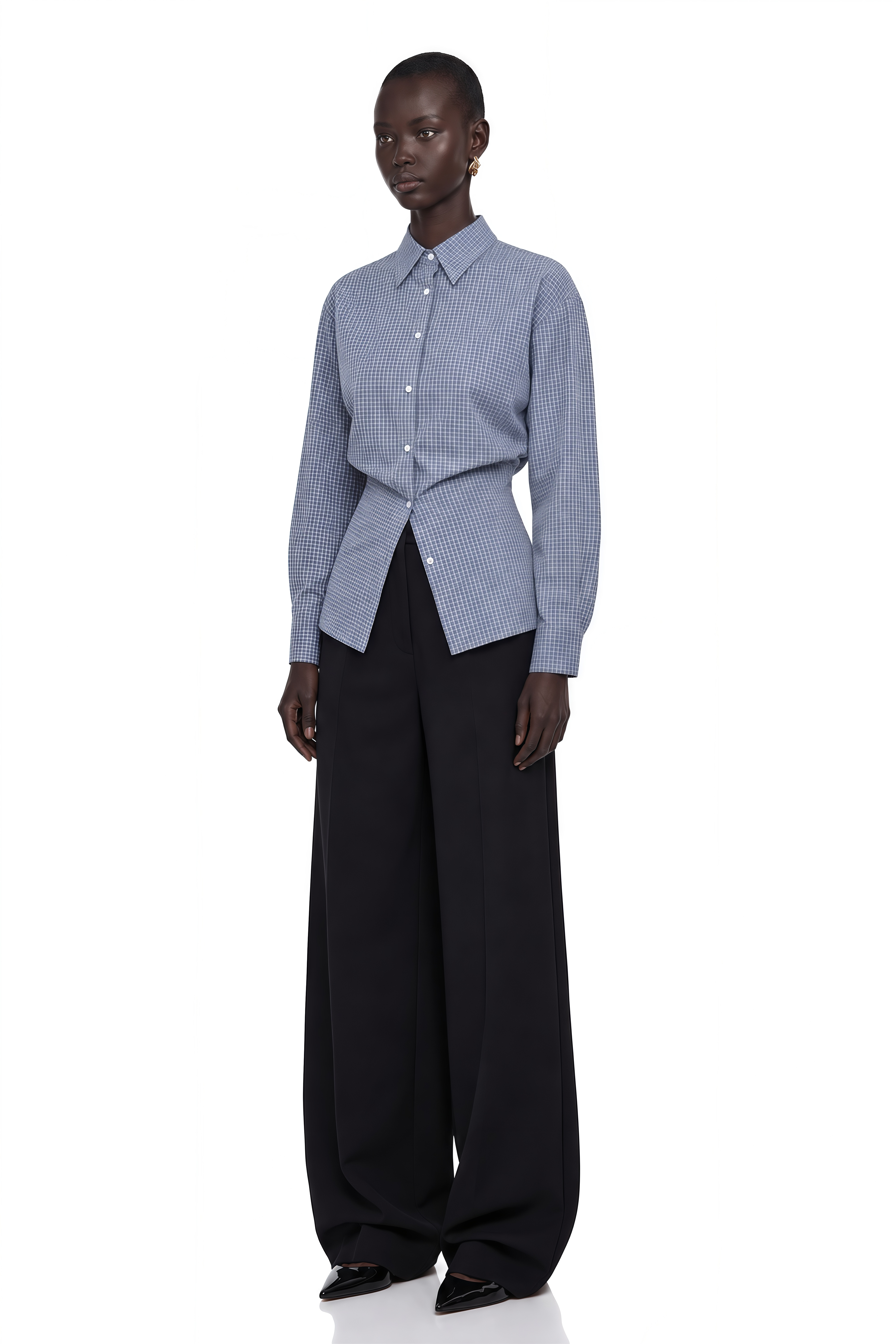 Brooke Blue Button Down Shirt