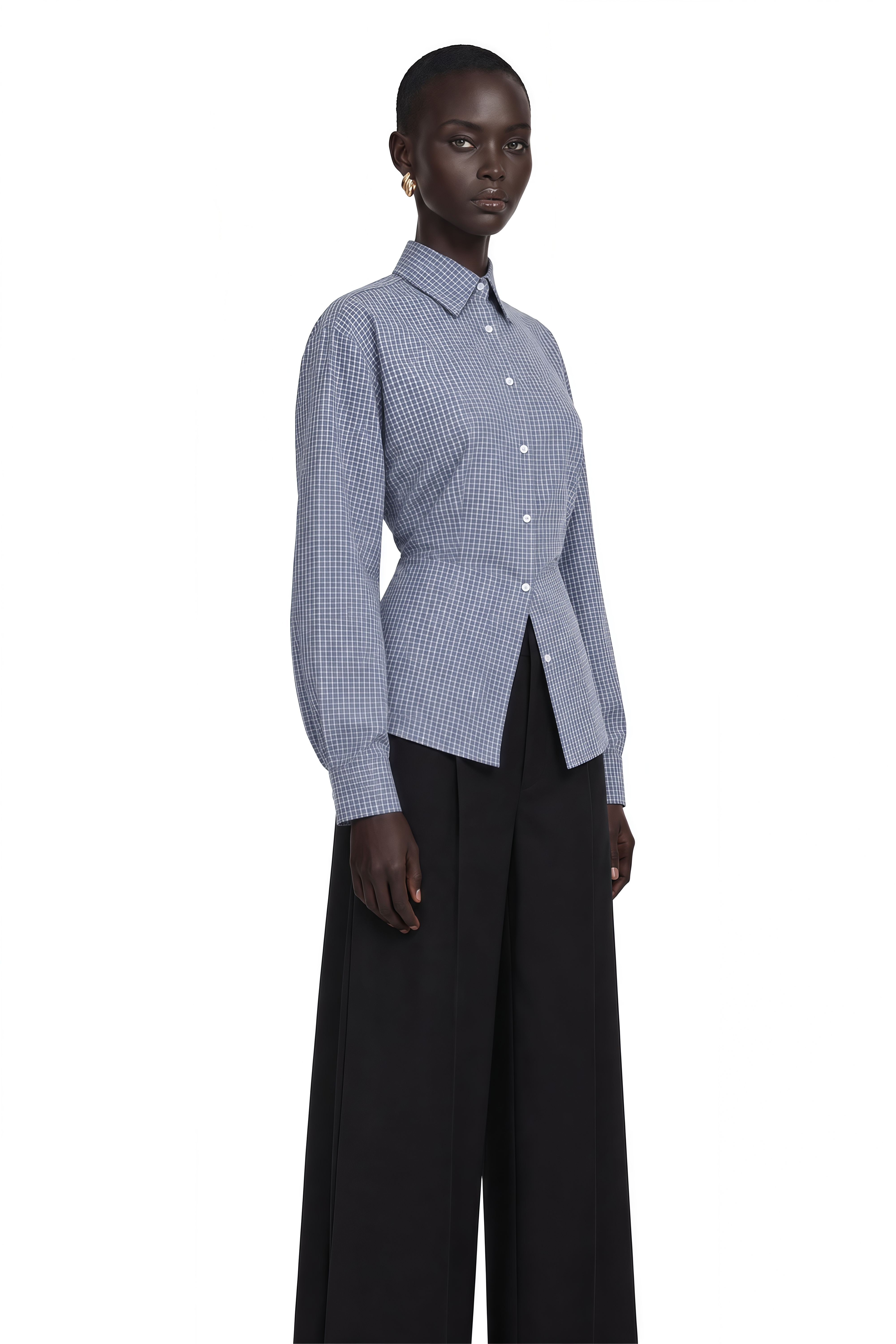 Brooke Blue Button Down Shirt