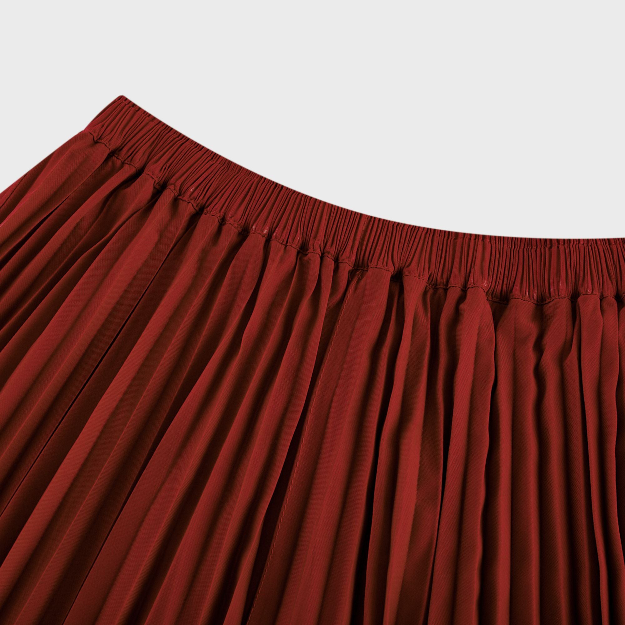 Margaux Bow-Tie Pleated Top & Skirt Matching Set