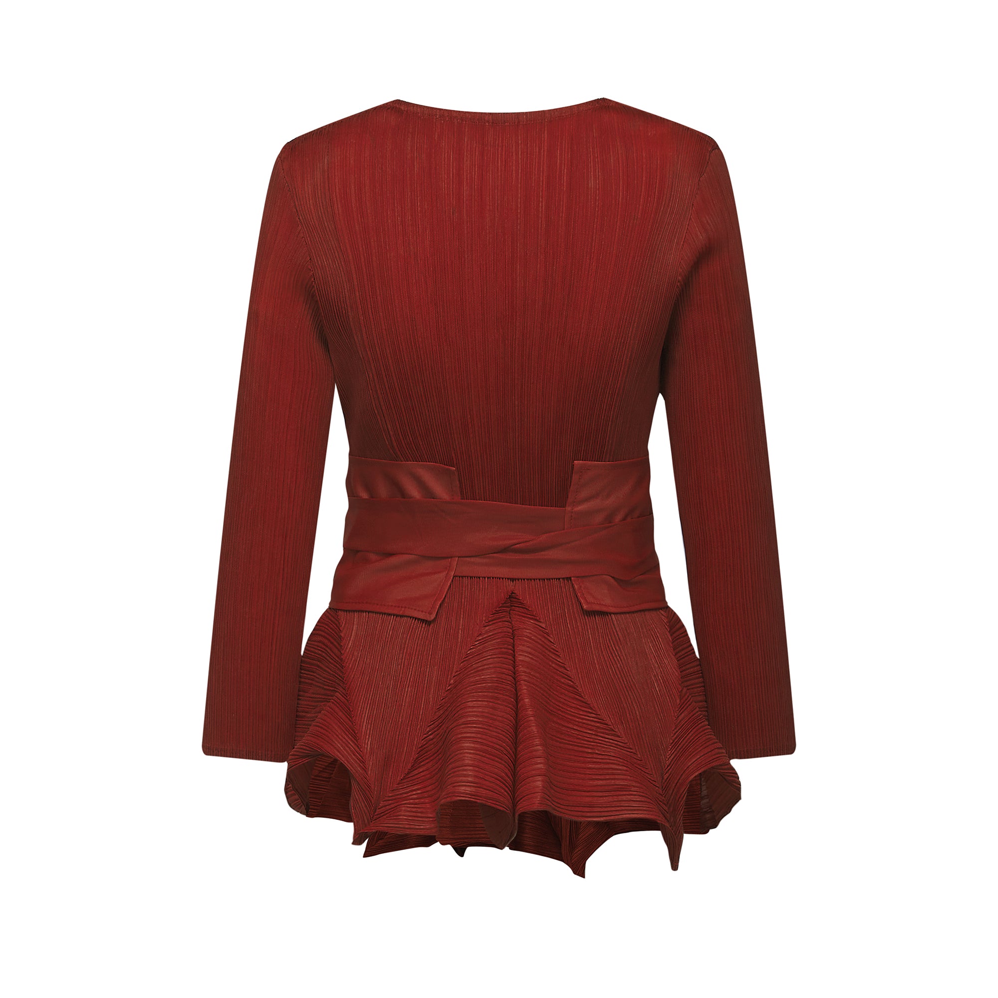 Margaux Bow-Tie Pleated Top & Skirt Matching Set