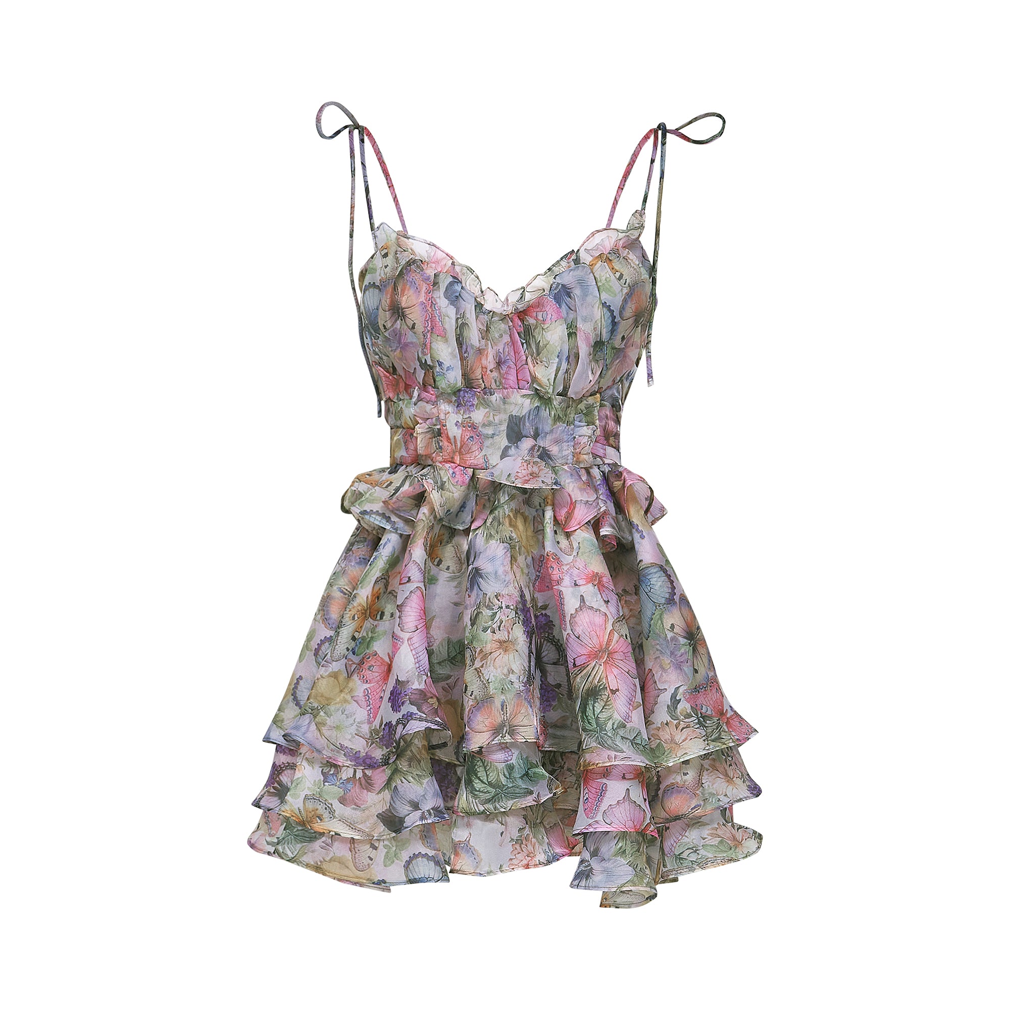 Juliette Floral Print Pleated Mini Dress – Miss Rosier - Women's