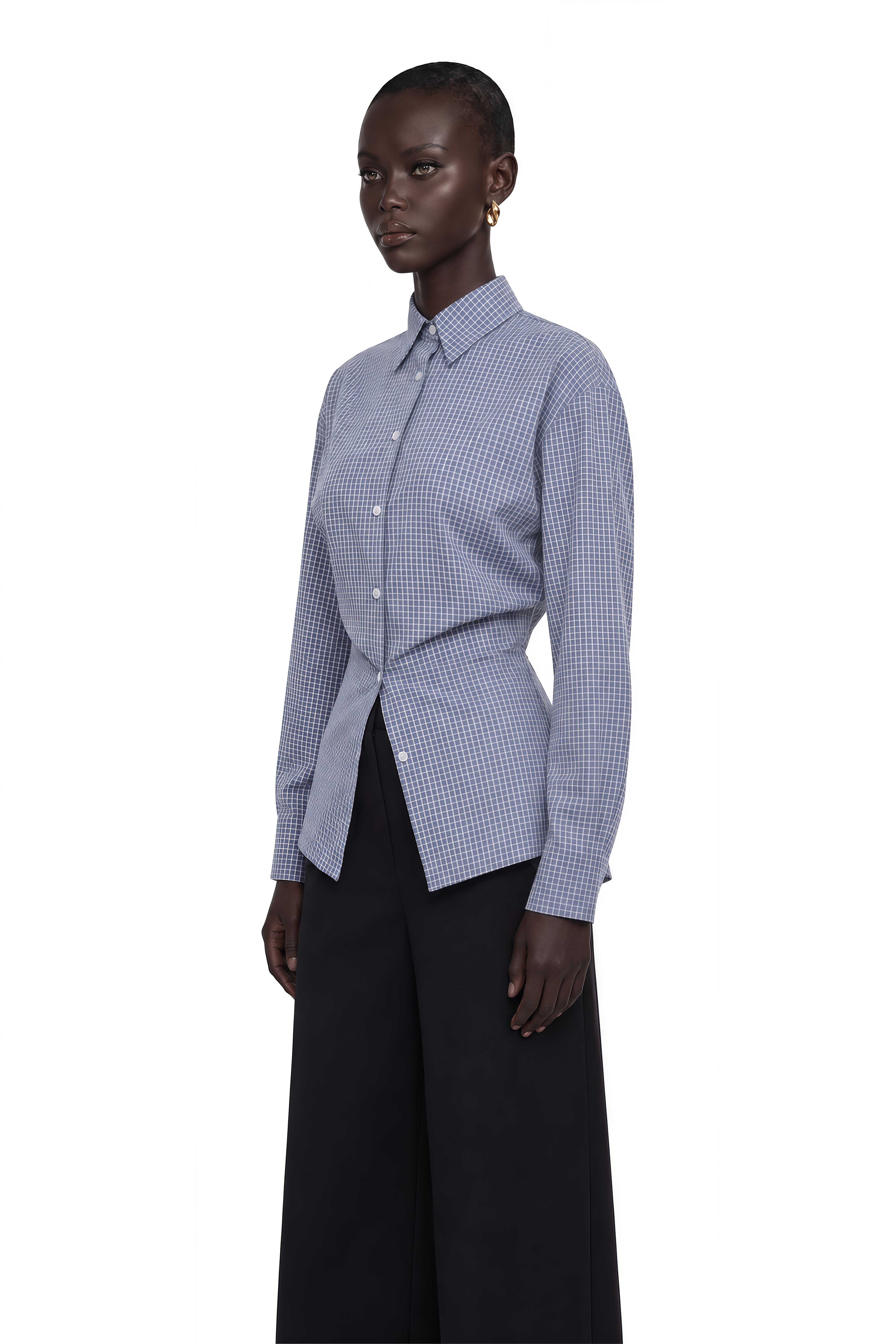 Brooke Blue Button Down Shirt