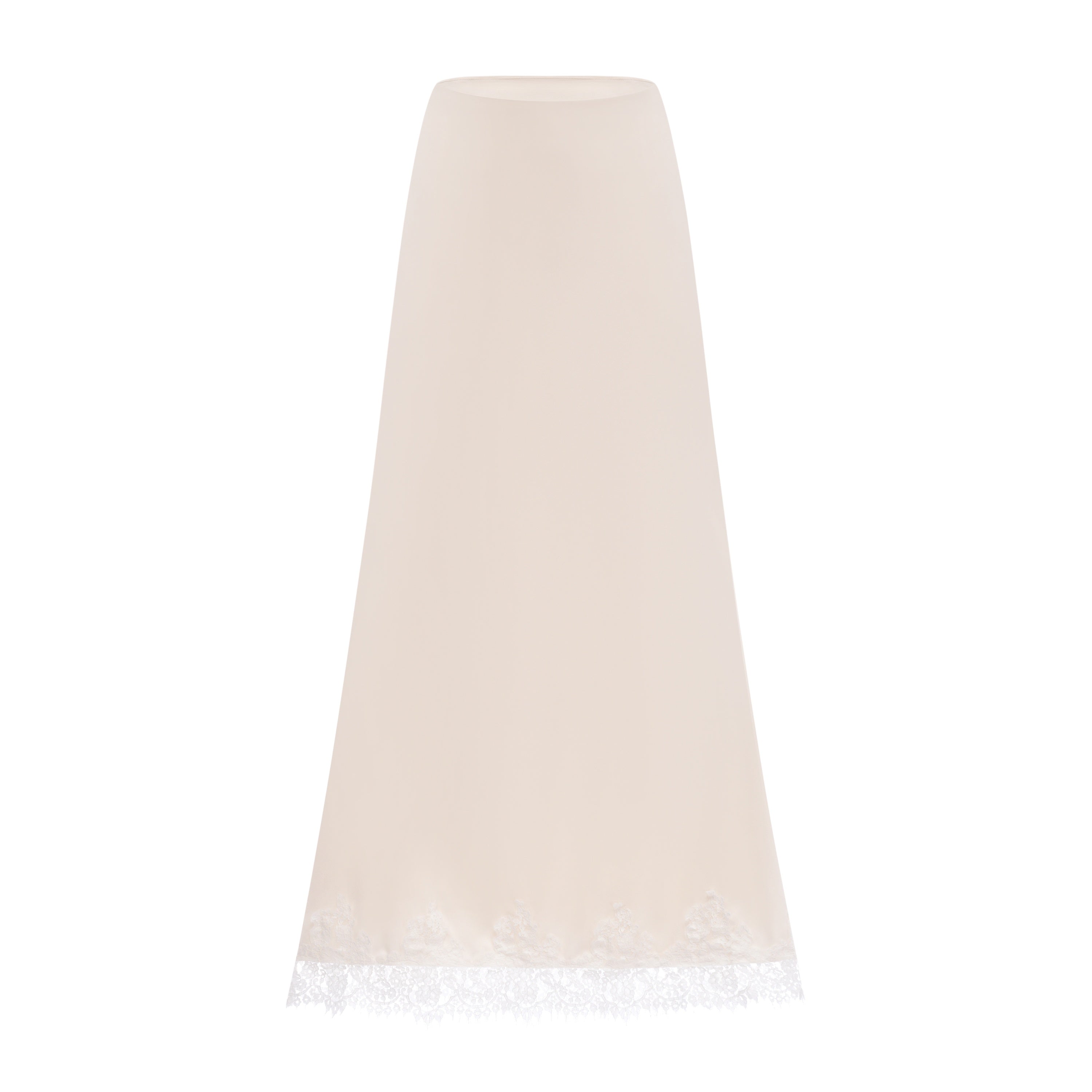 Carlota Cream Cape & Skirt Set with Lace Trim