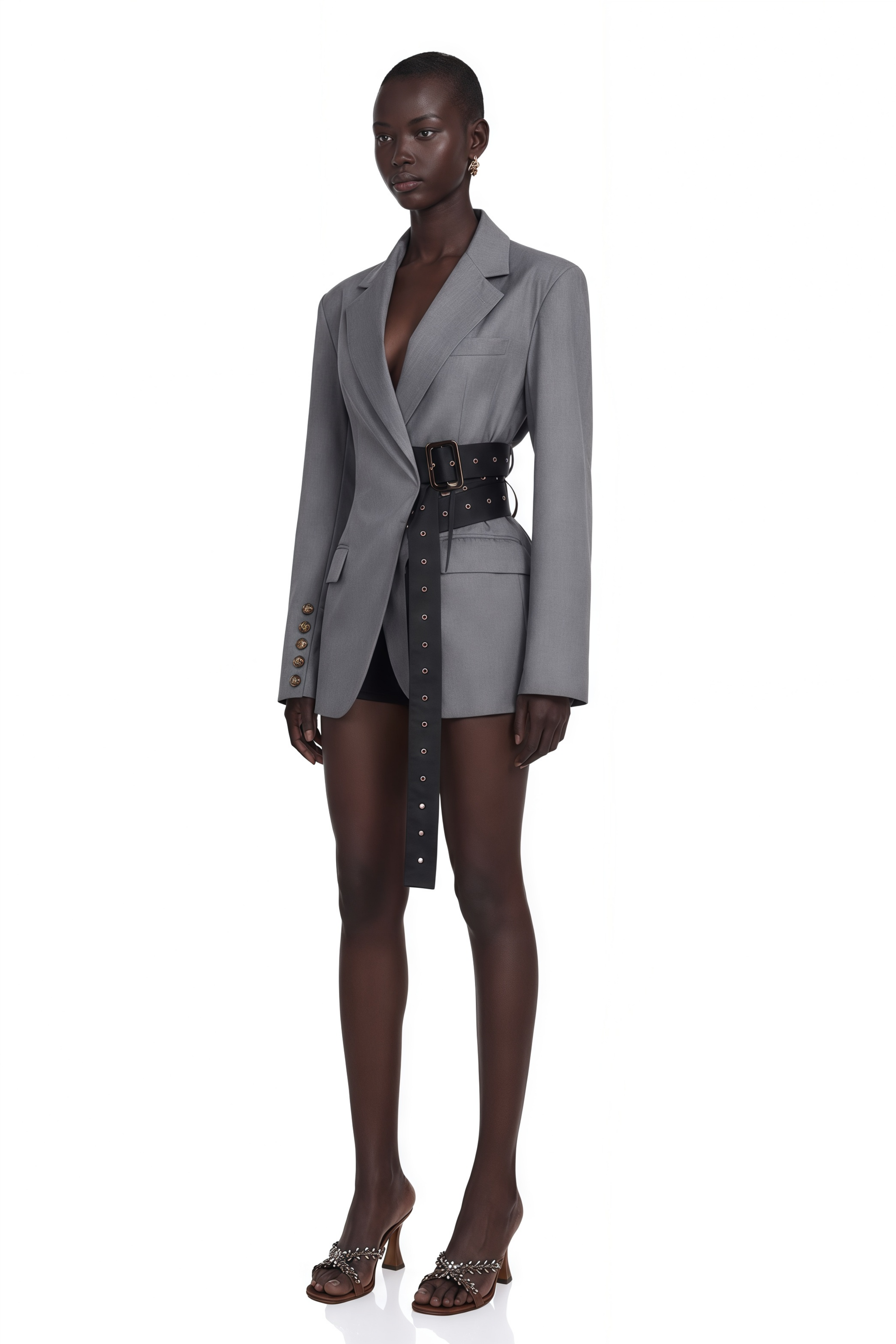 Thérèse Belted Waist Blazer