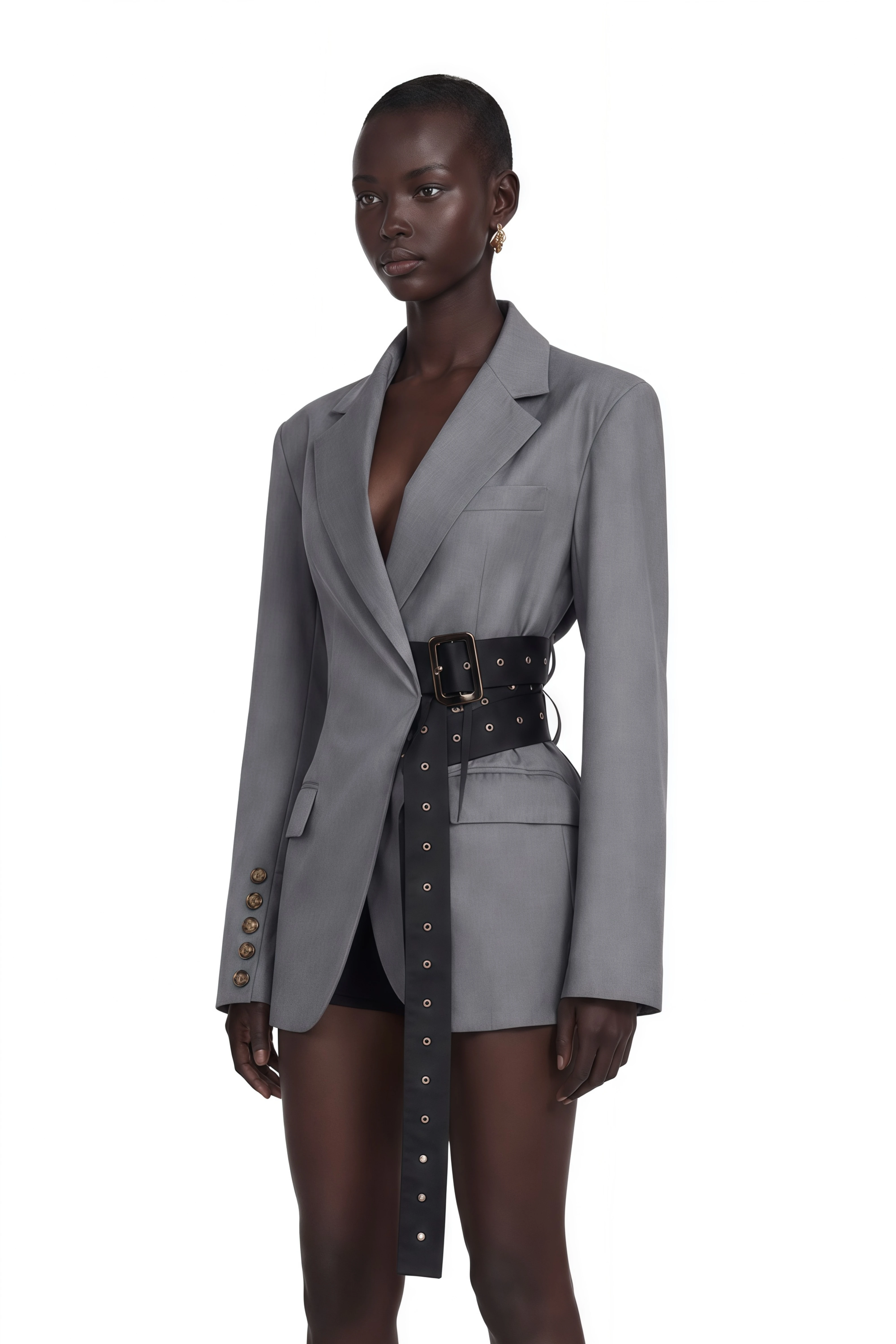 Thérèse Belted Waist Blazer