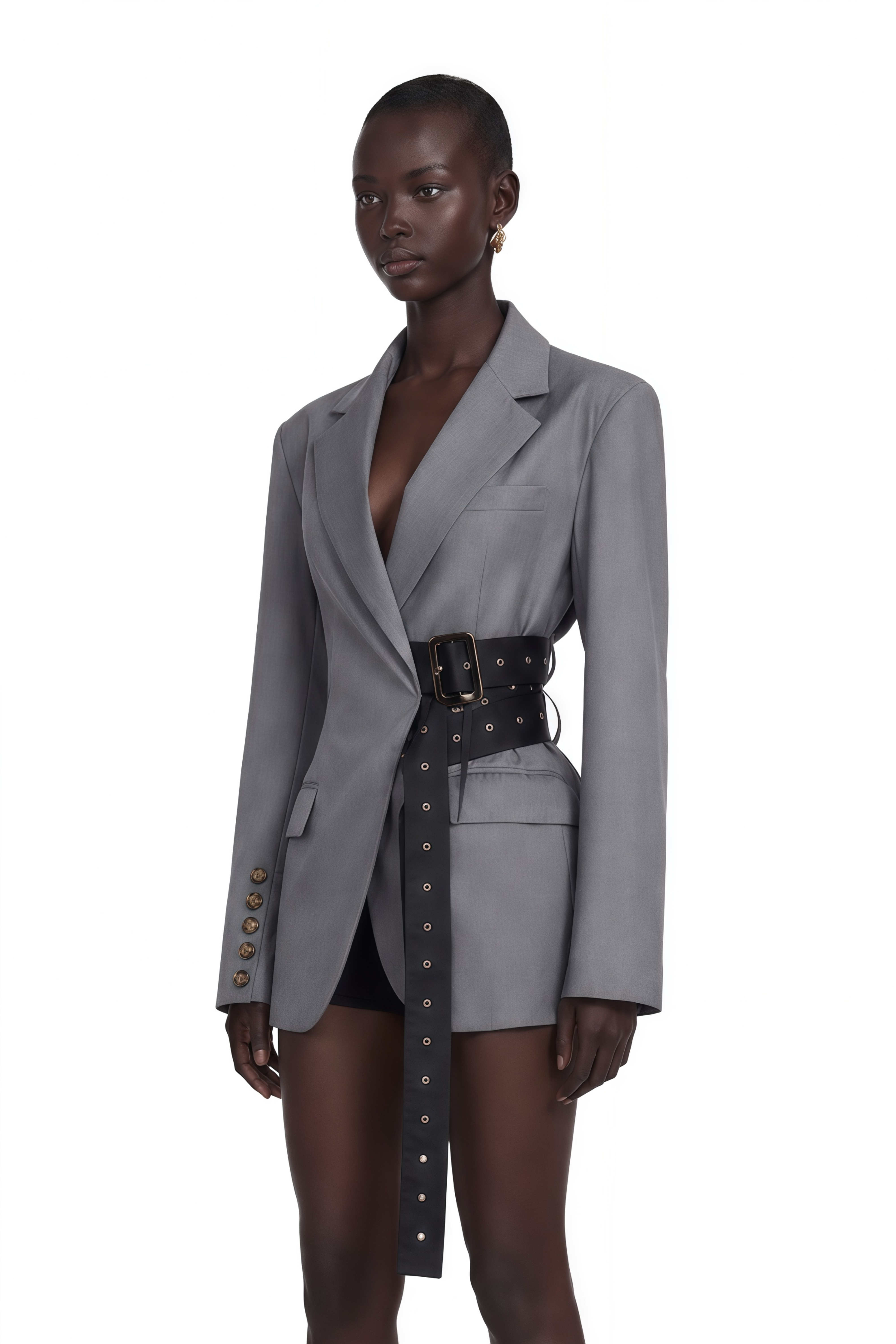 Thérèse Belted Waist Blazer