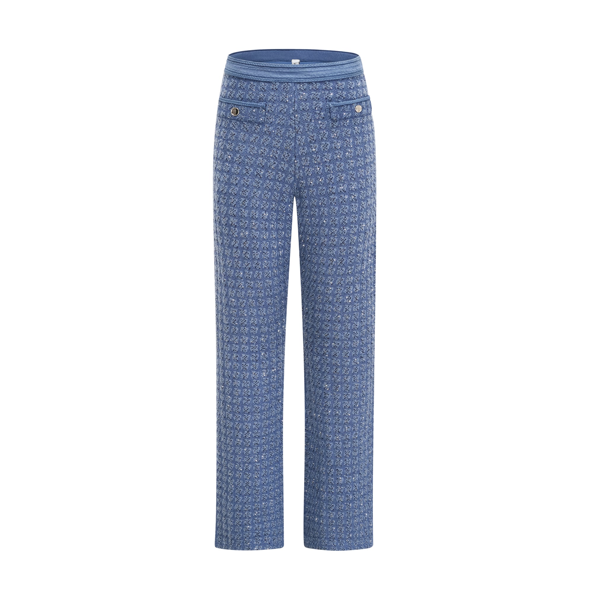 Ghislaine Sequin-Embellished Jacket & Trousers Matching Set