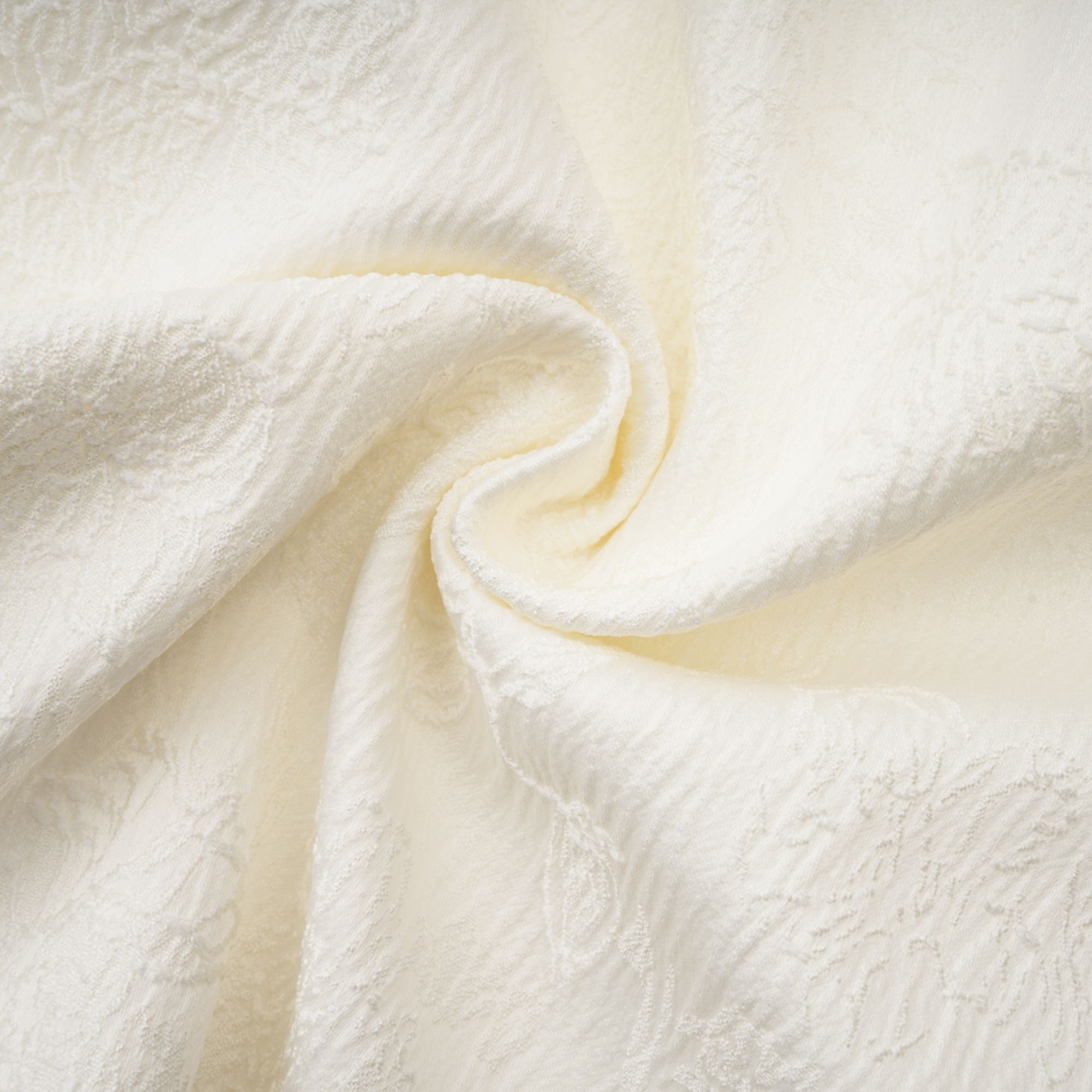 Coralie White Petal-Detail Buttoned Mini Dress