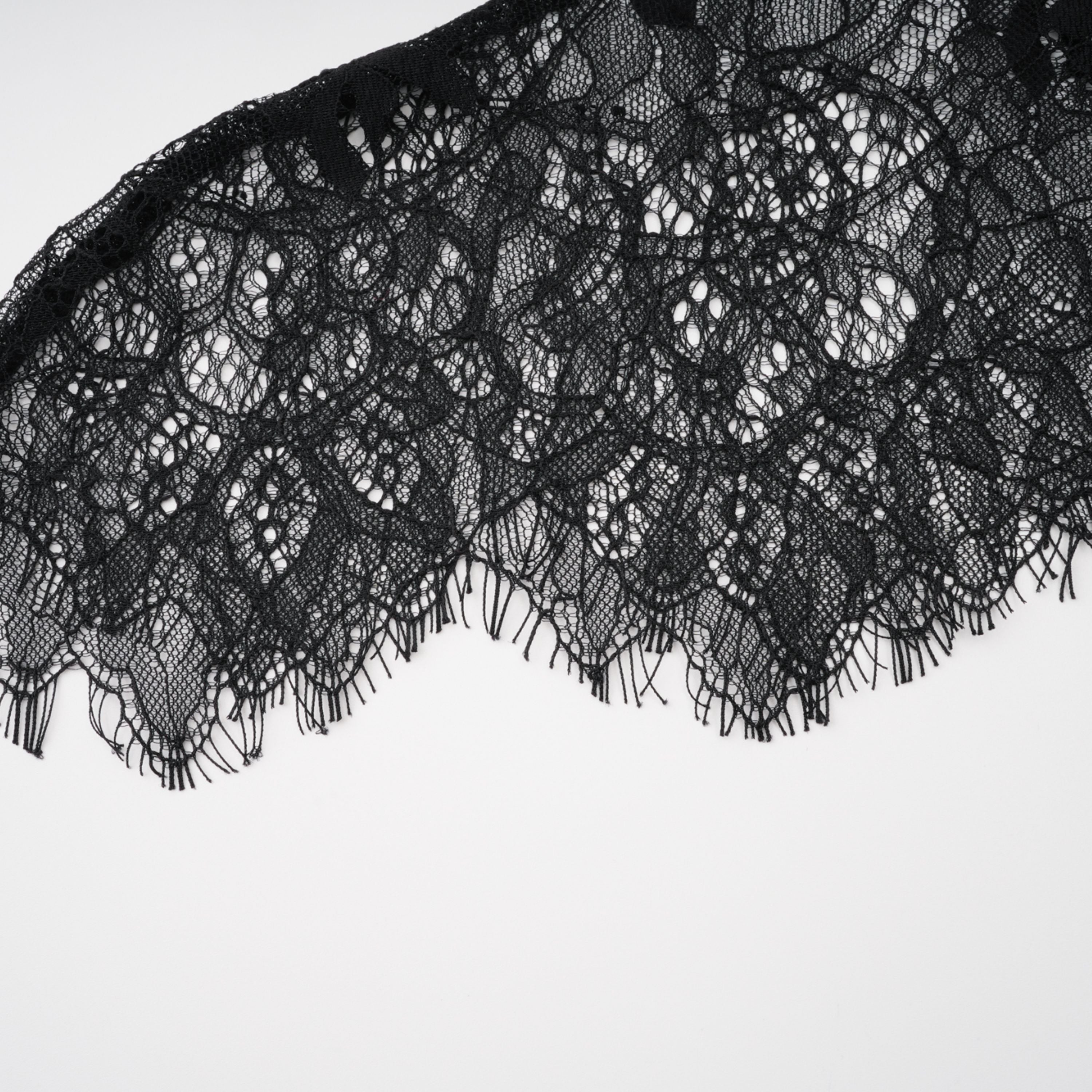 Alvaro Black Lace Shawl & Dress Set