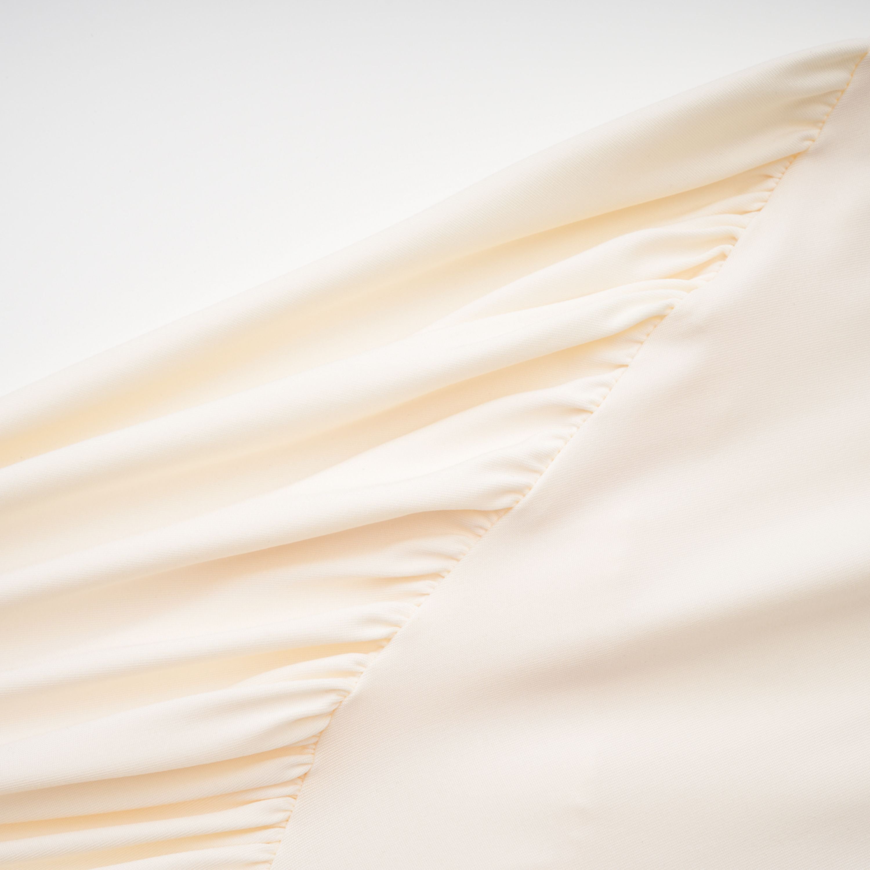 Harriet White Cut Out Ruched Maxi Dress