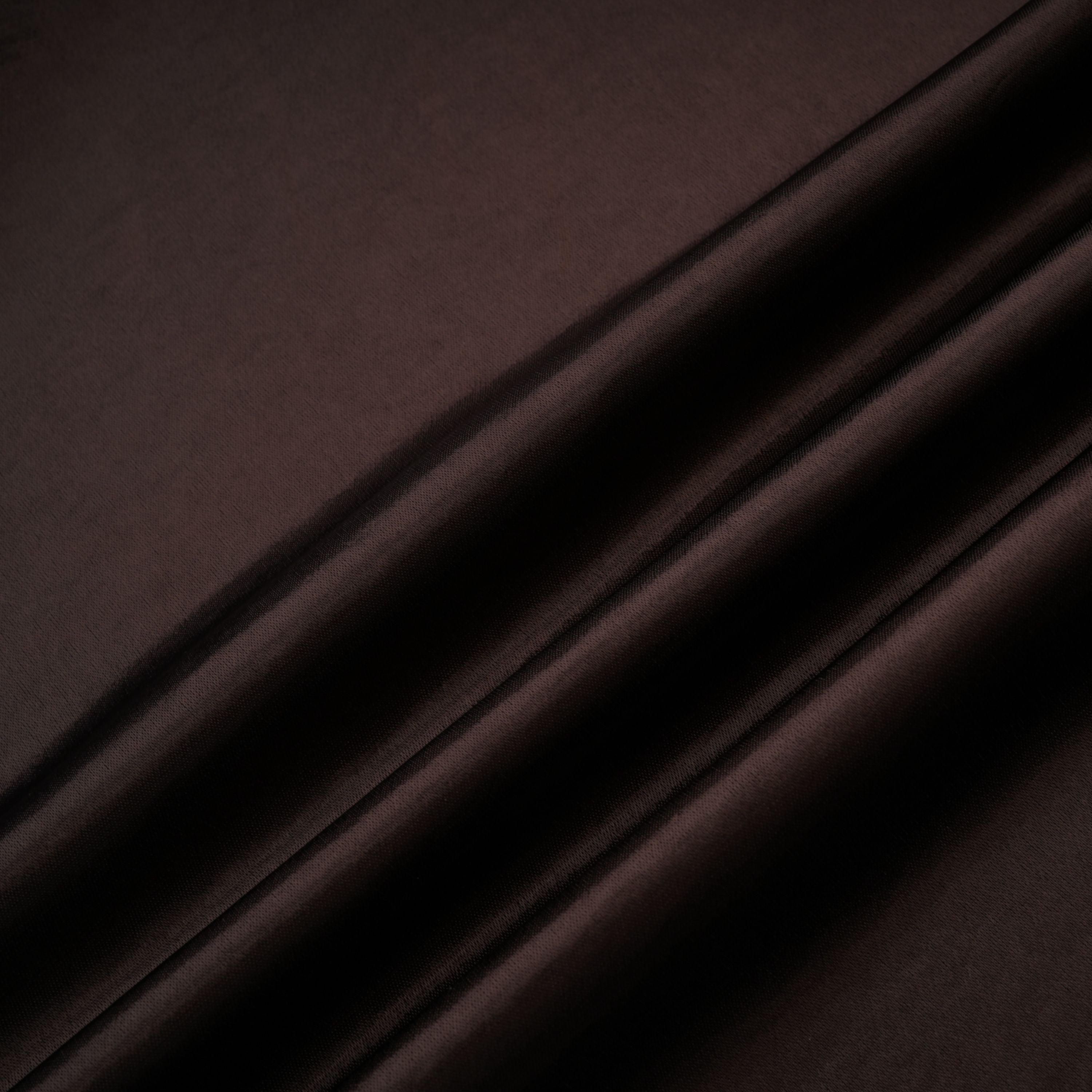 Gitta Brown Off Shoulder Satin Maxi Gown