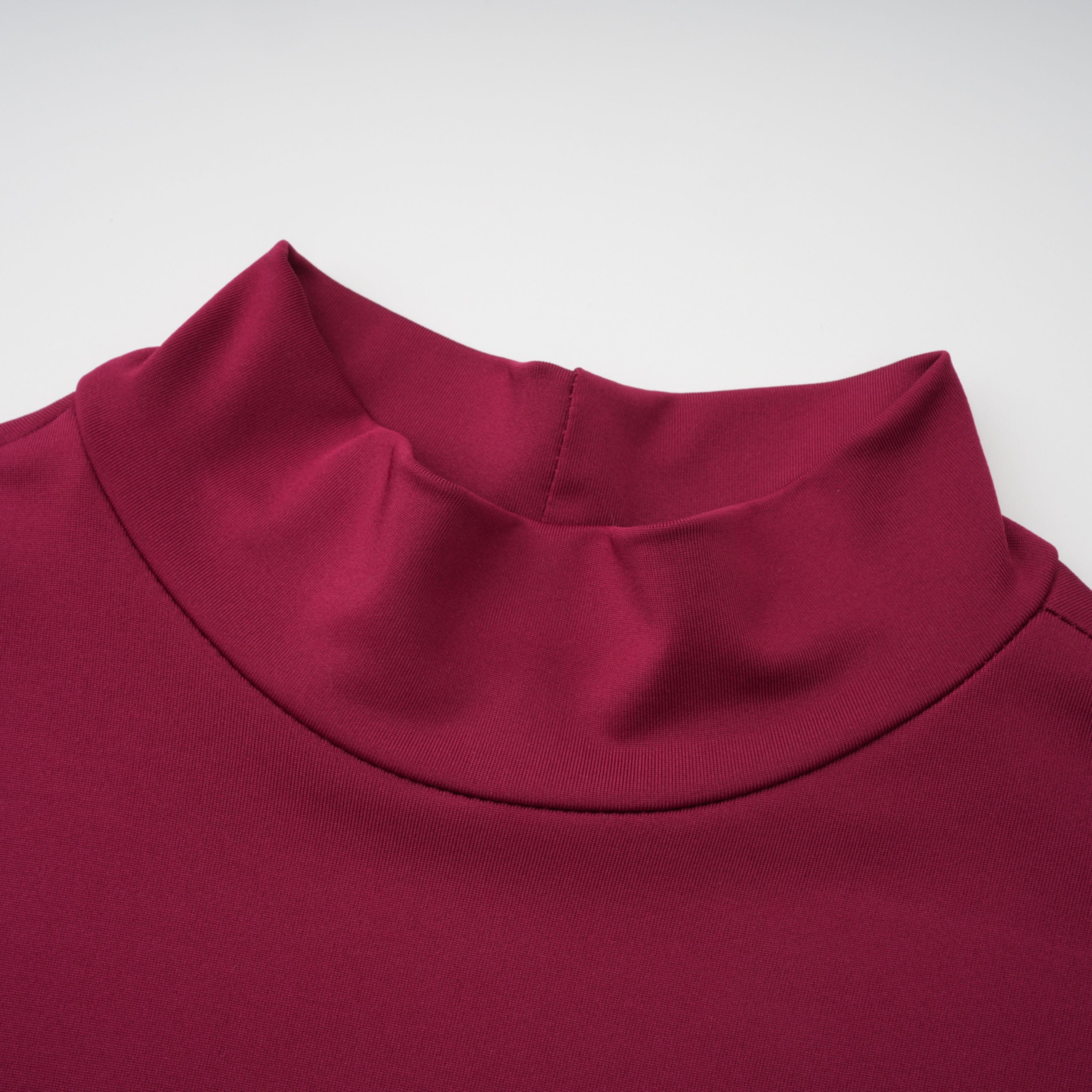 Neve Red High Neck Twist Knot Maxi Dress