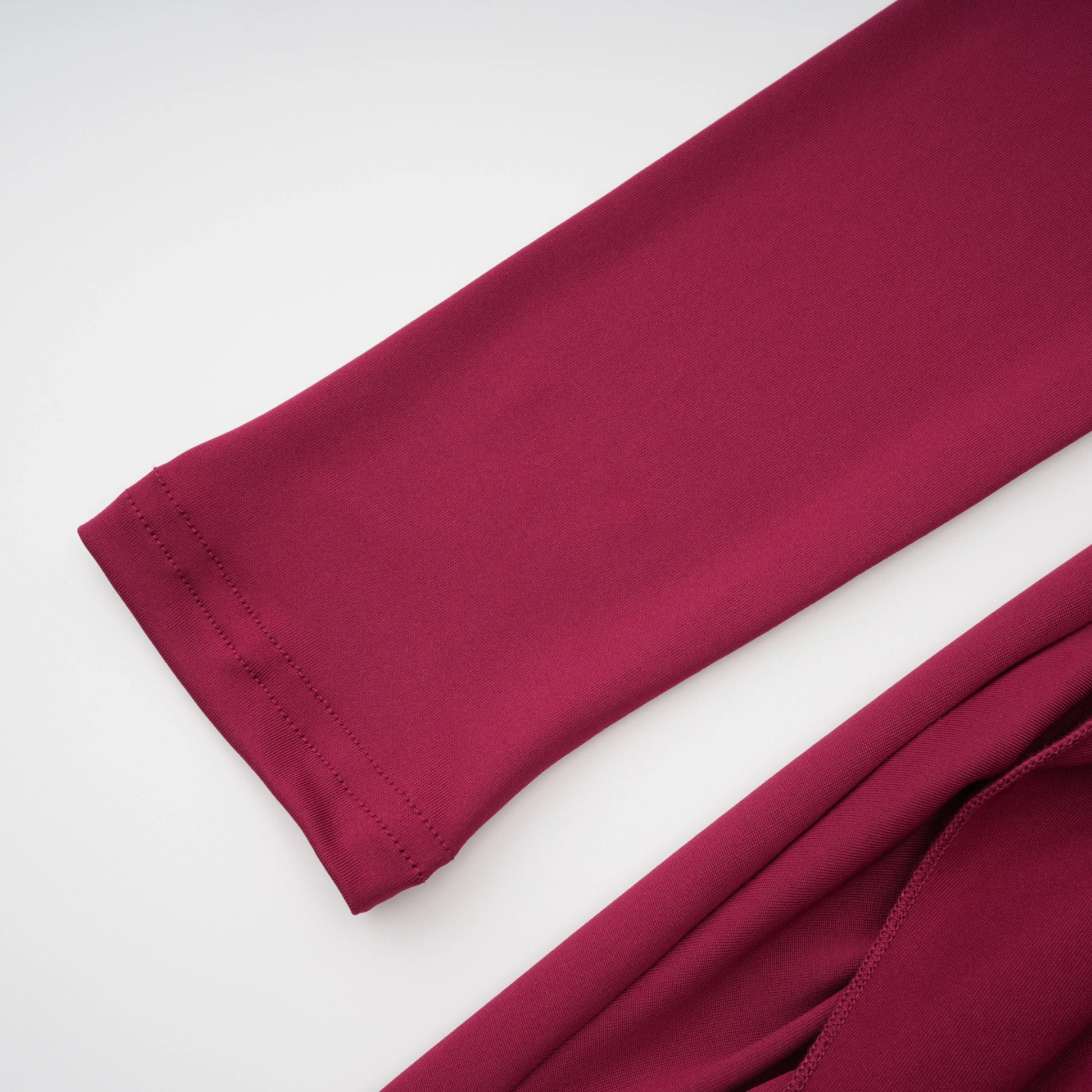 Neve Red High Neck Twist Knot Maxi Dress