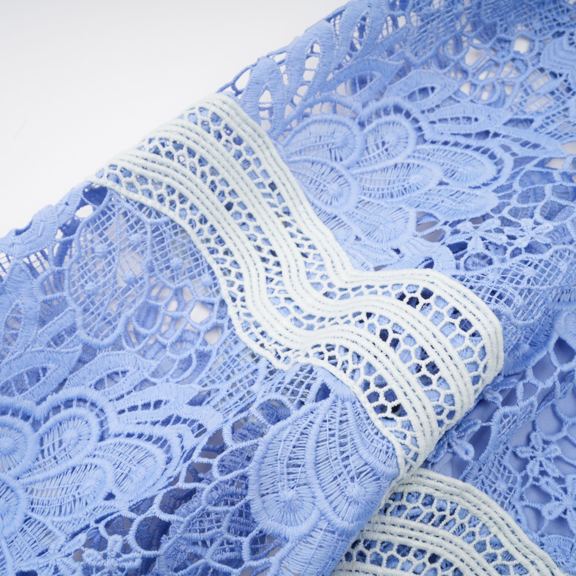 Gaëlle V-Neck Floral Embroidered Mini Dress