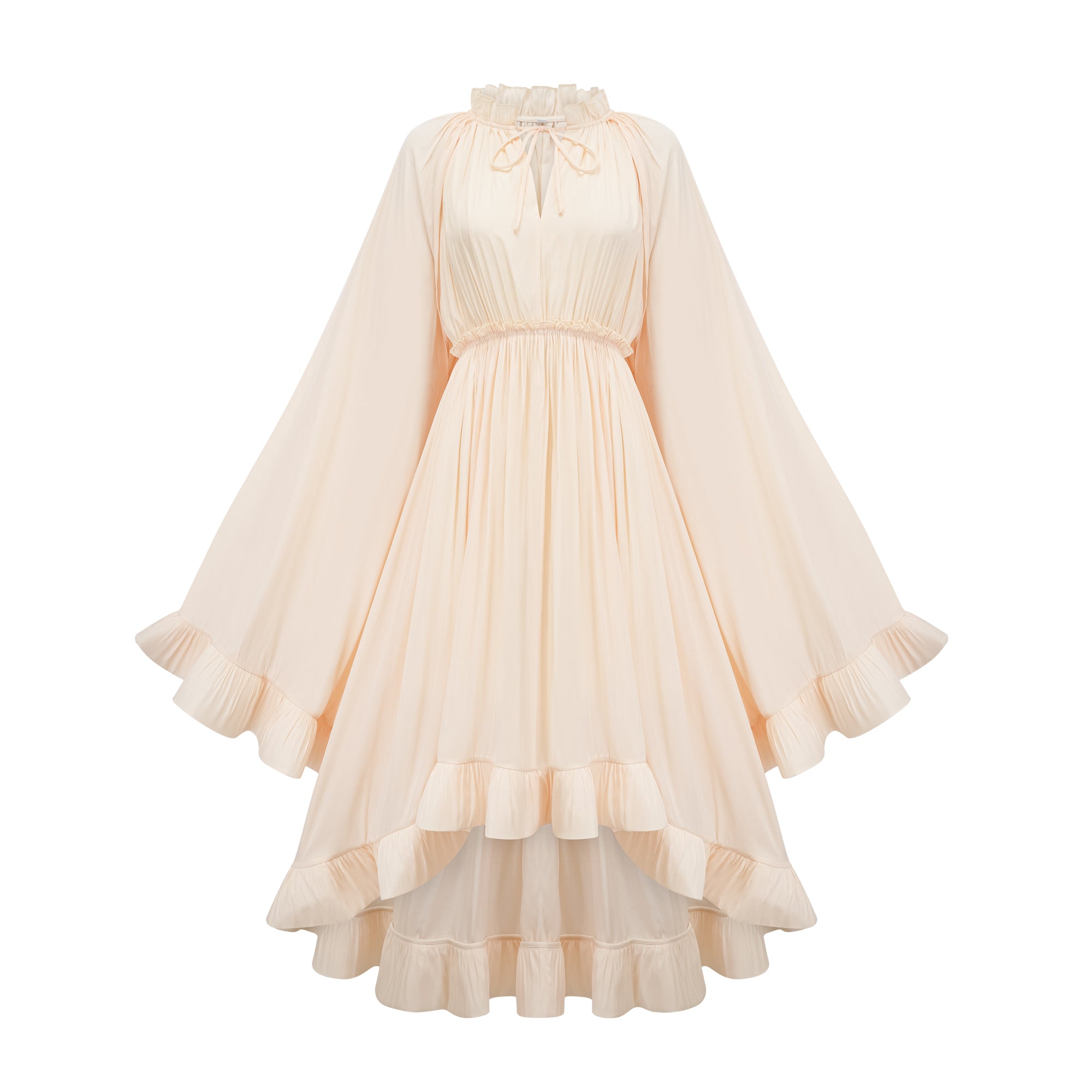 Charlene Cape-Design Midi Dress