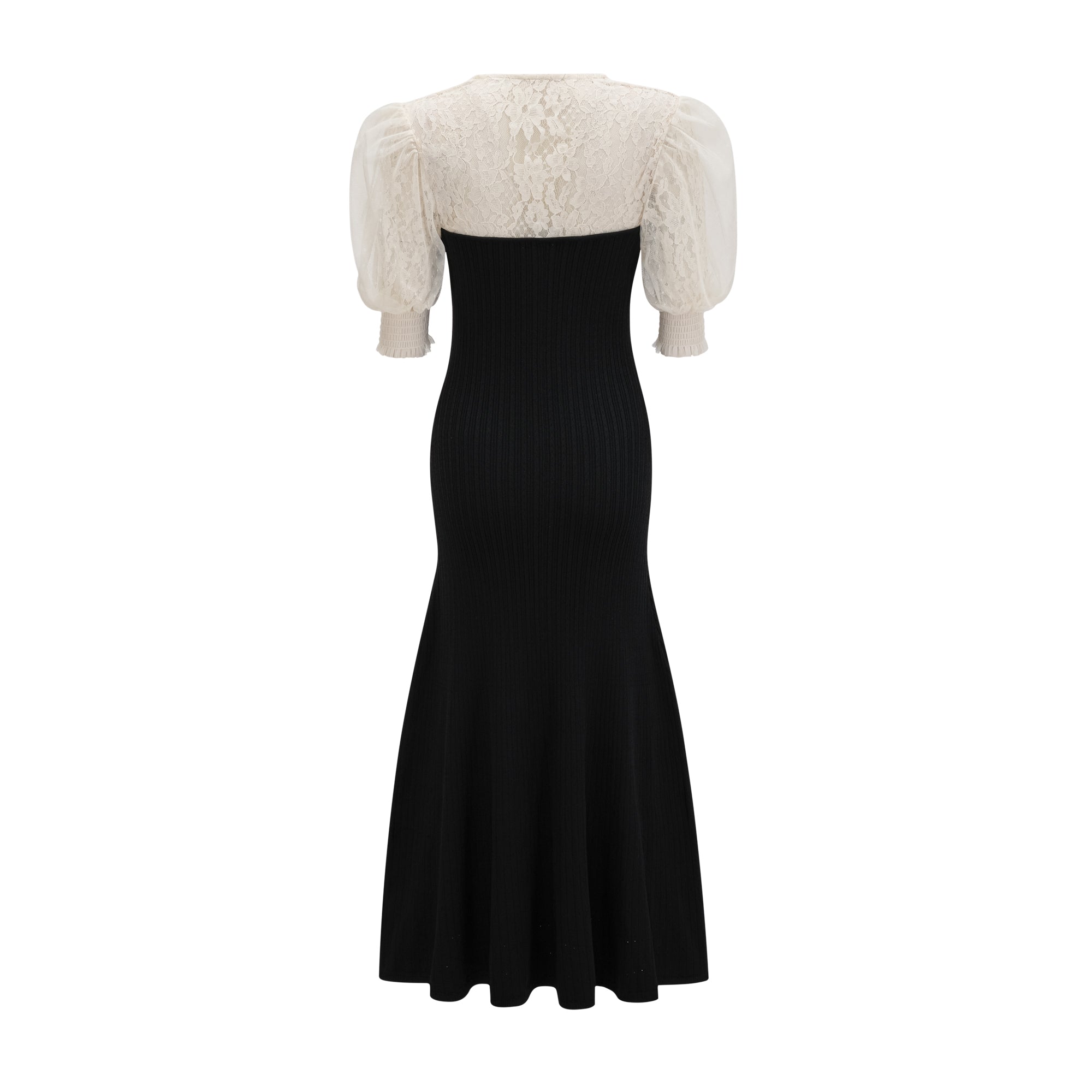 Noa lace-trimmed knit midi dress (Final Sale-US Only)