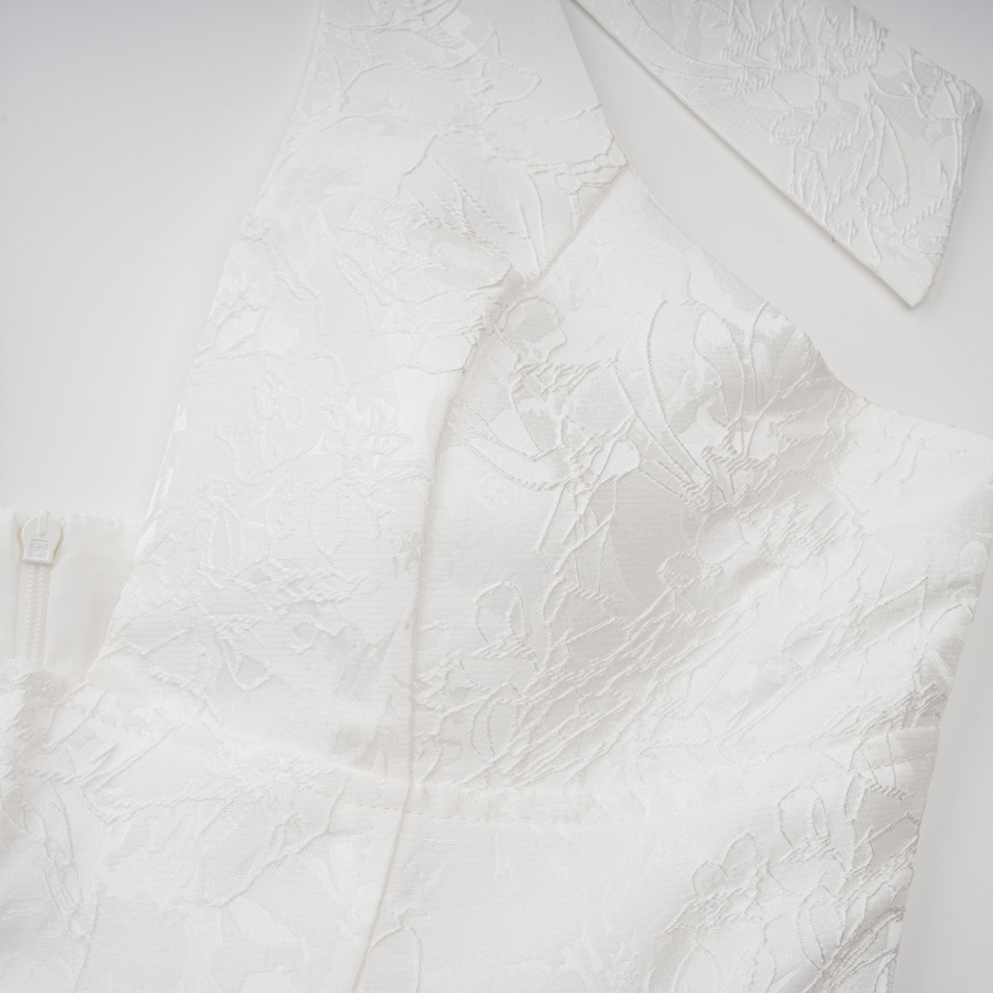 Céline White Glamorous Event Midi Dress