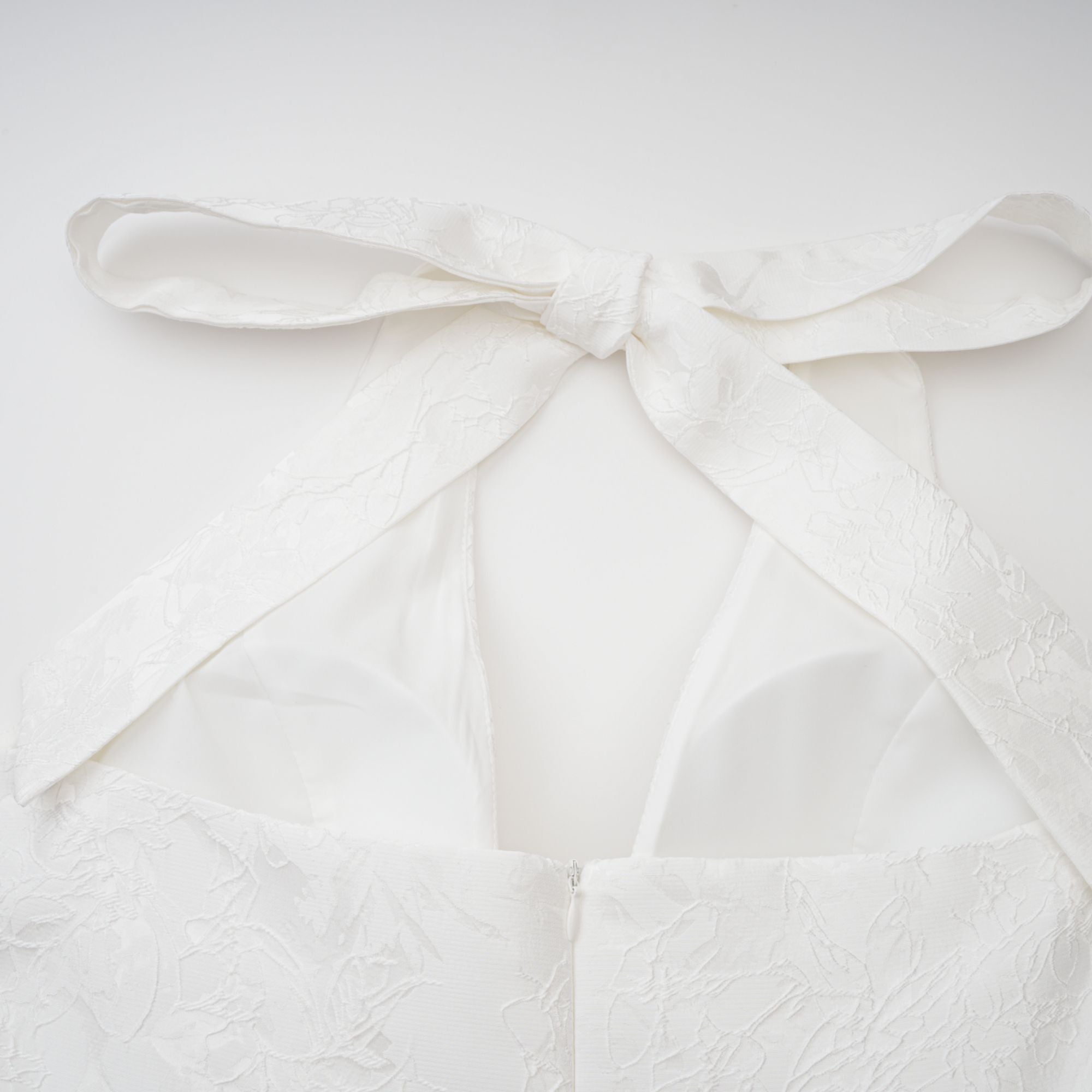 Céline White Glamorous Event Midi Dress