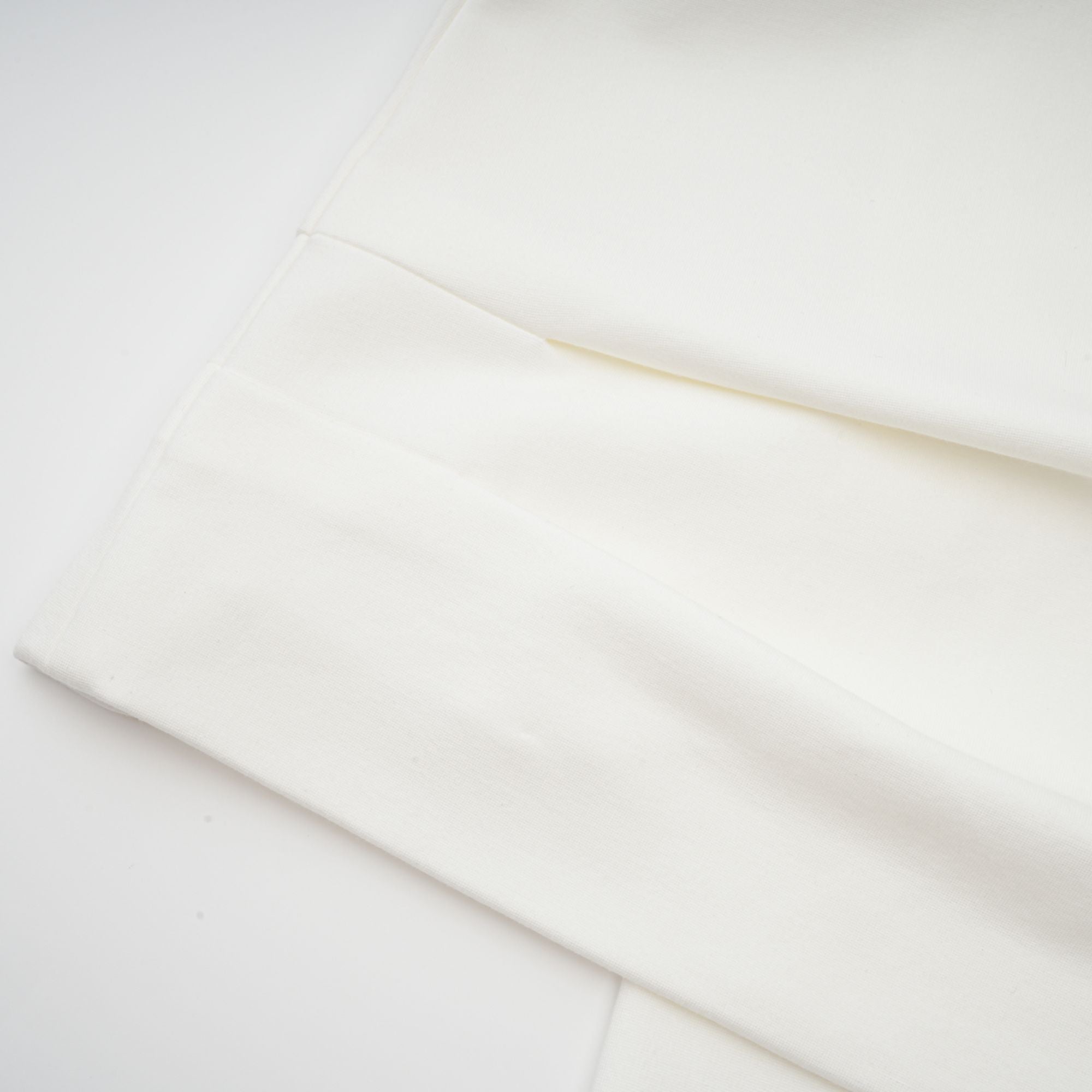Hanna White Ruched Cropped Top