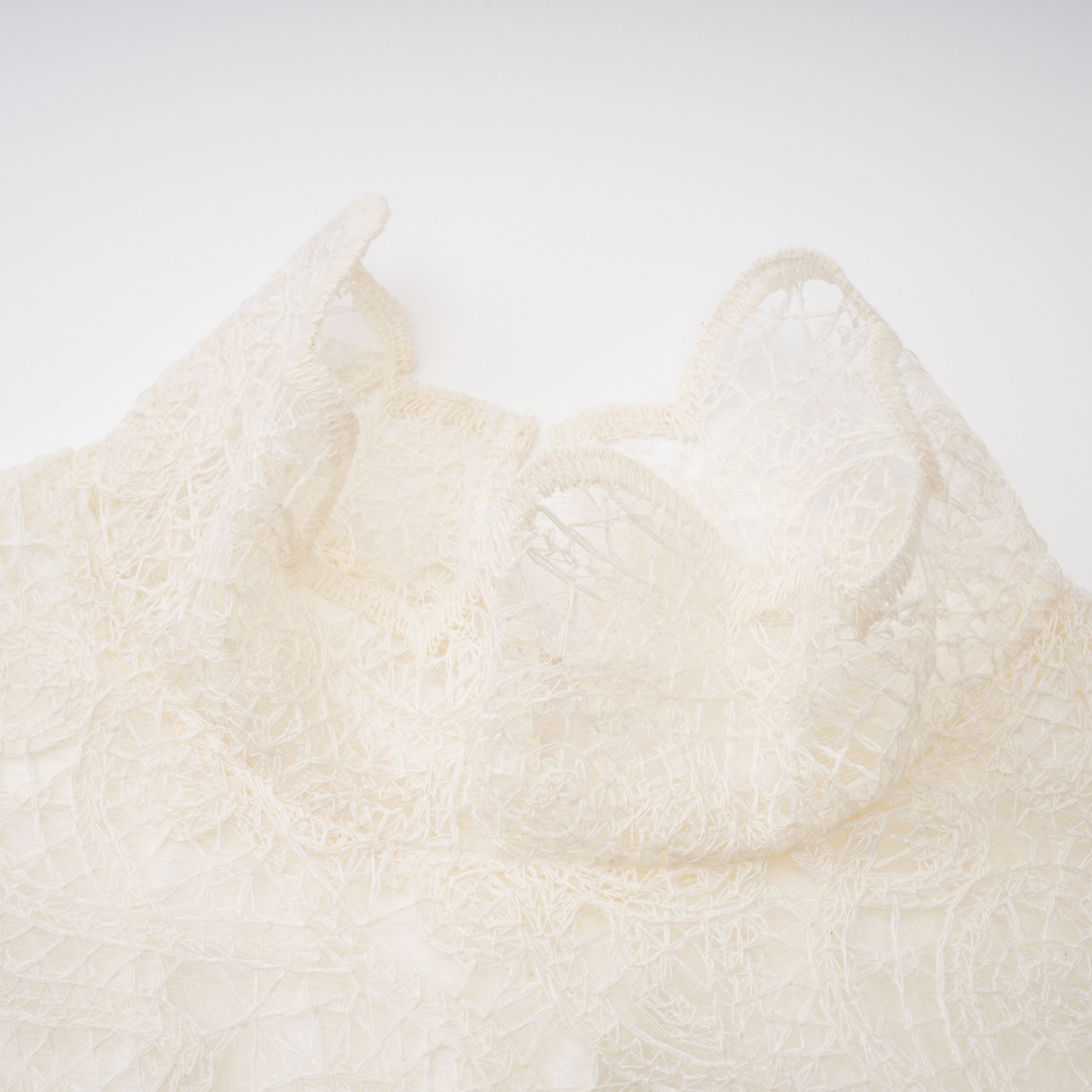 White Lace Blouse & Skirt Set
