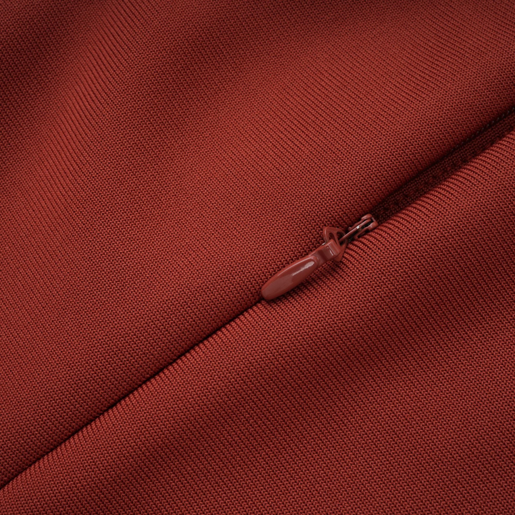 Mélisande Rusty Red Halterneck Fringed Maxi Gown