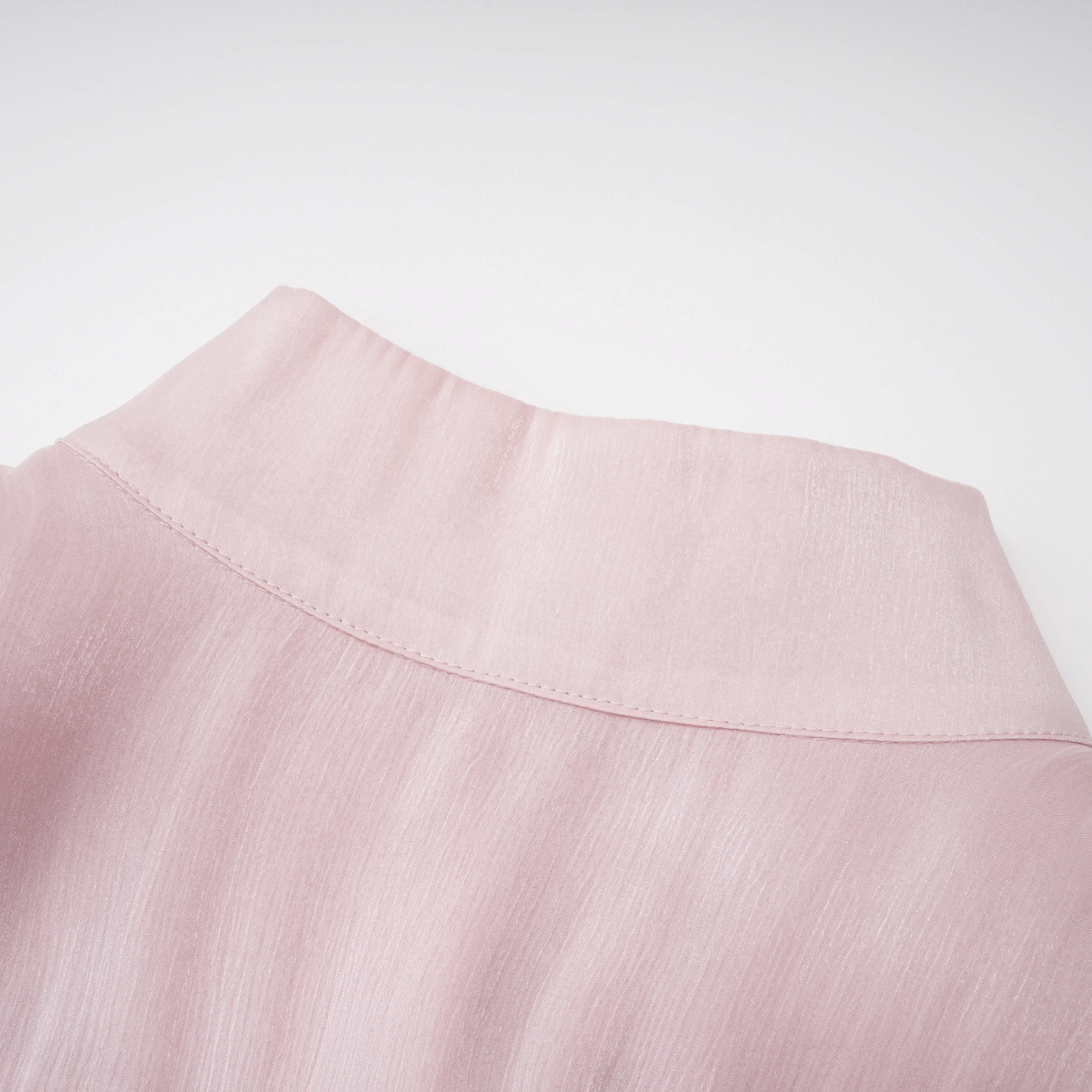 Emersyn Pink High-Neck Ruffled Detail Mini Dress
