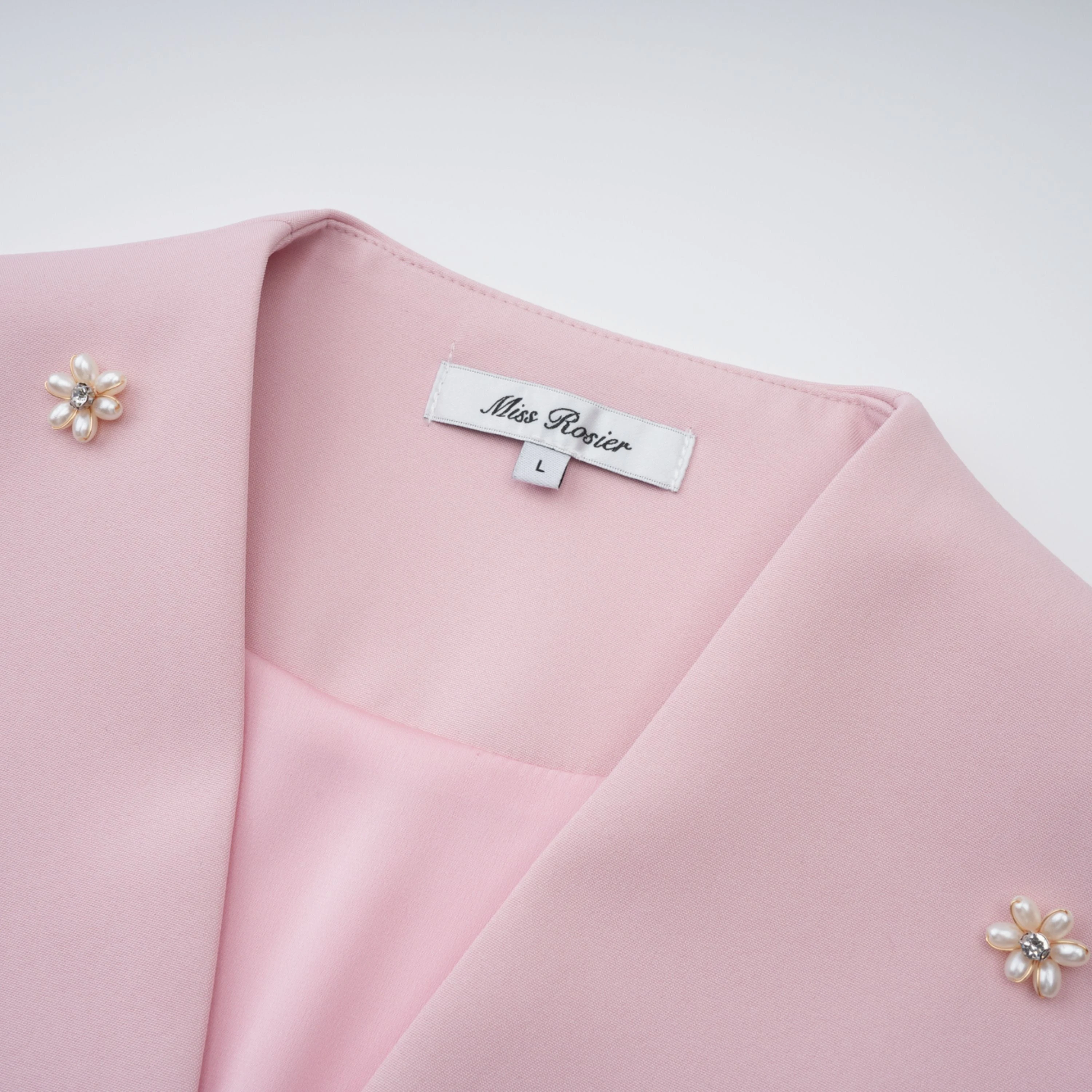 Rhinestone-Adorned Corset & Bolero & Pleated Skirt
