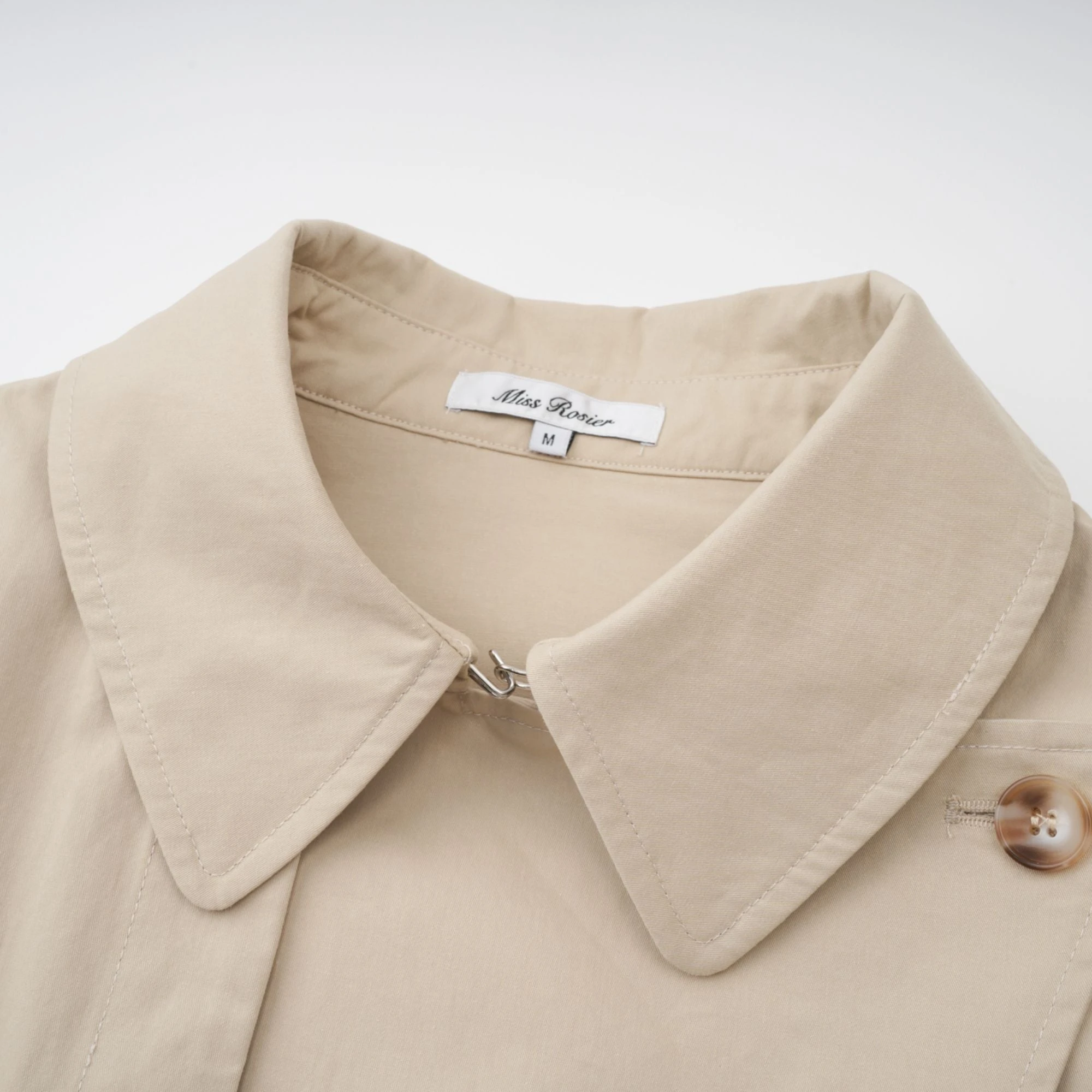 Asymmetrical Trench Style Playsuit