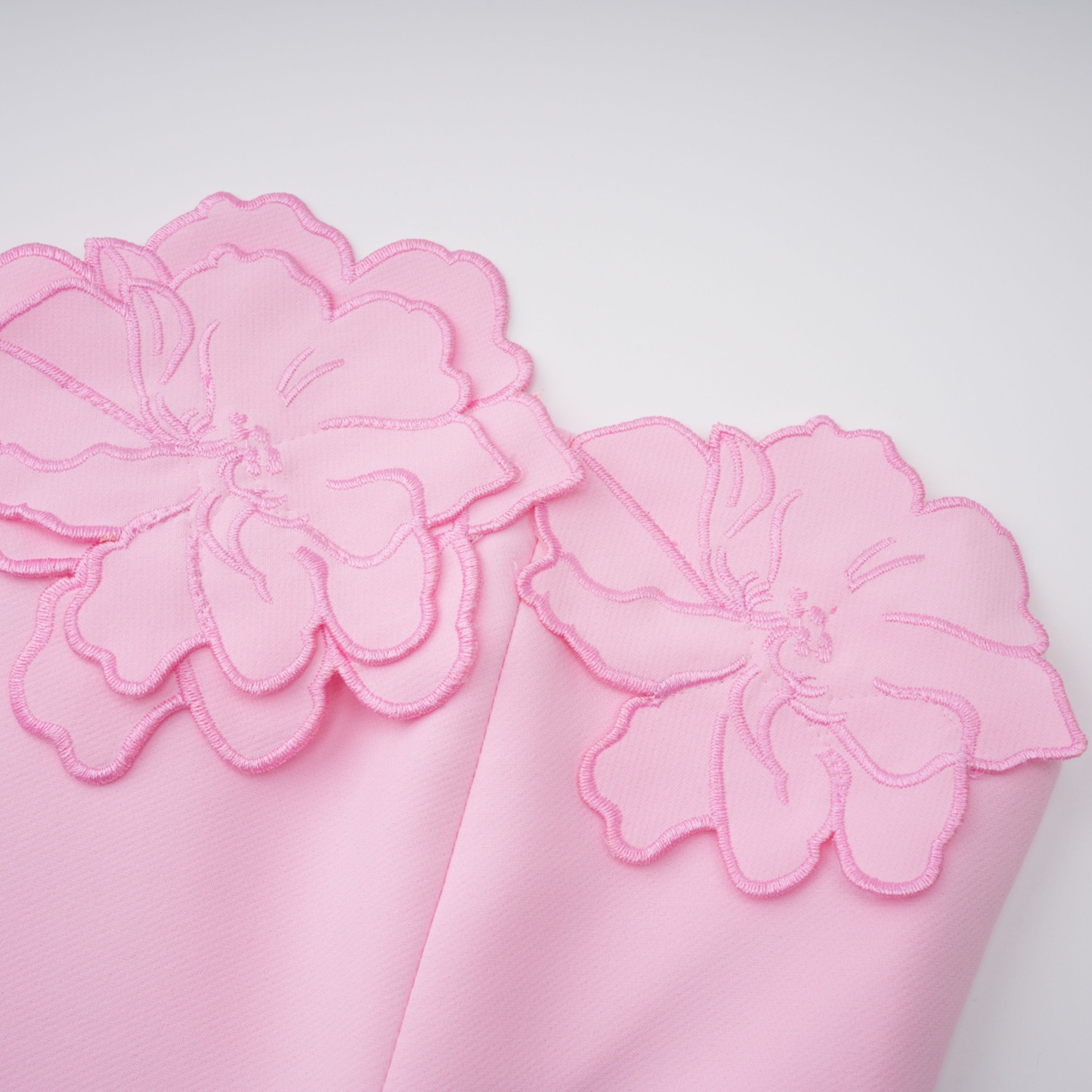 Inga Pink Strapless Floral Embroidered Maxi Dress – Miss Rosier