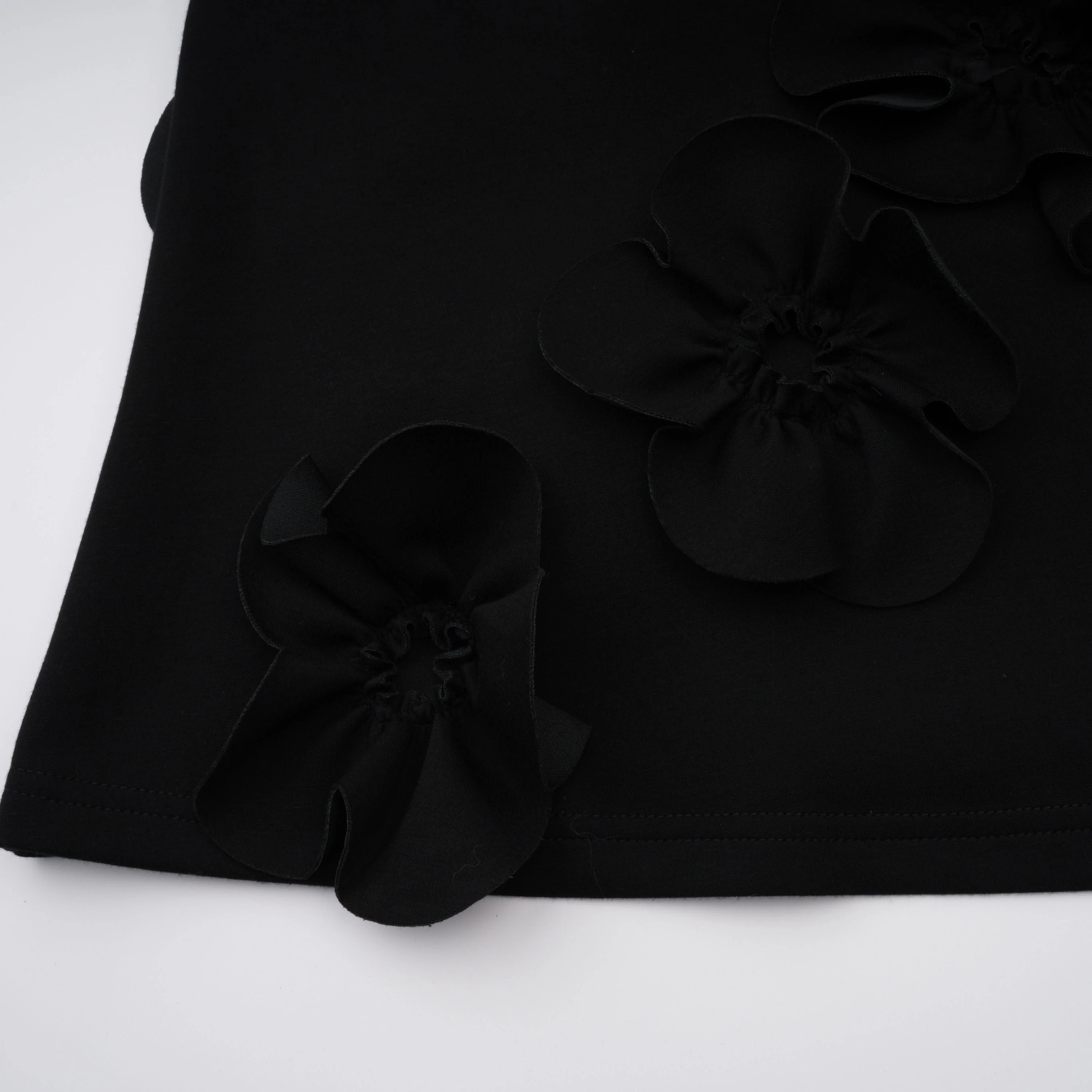 Bowknot Floral Appliqué Maxi Dress