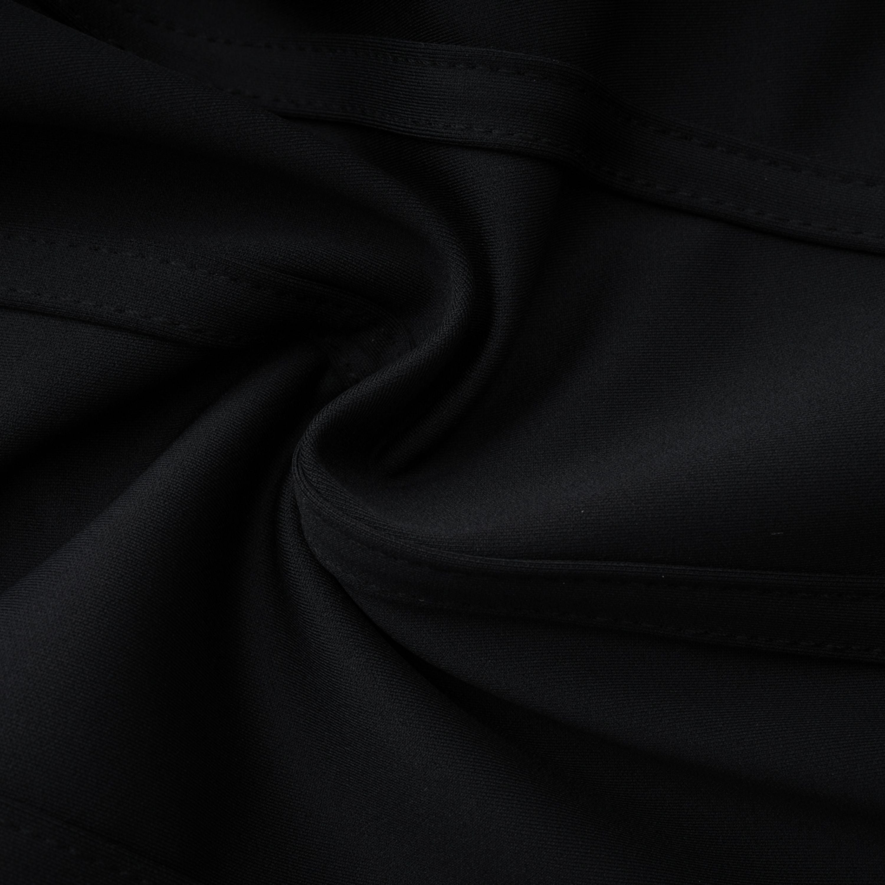Cordelia Black Decorative Stitching Leggings
