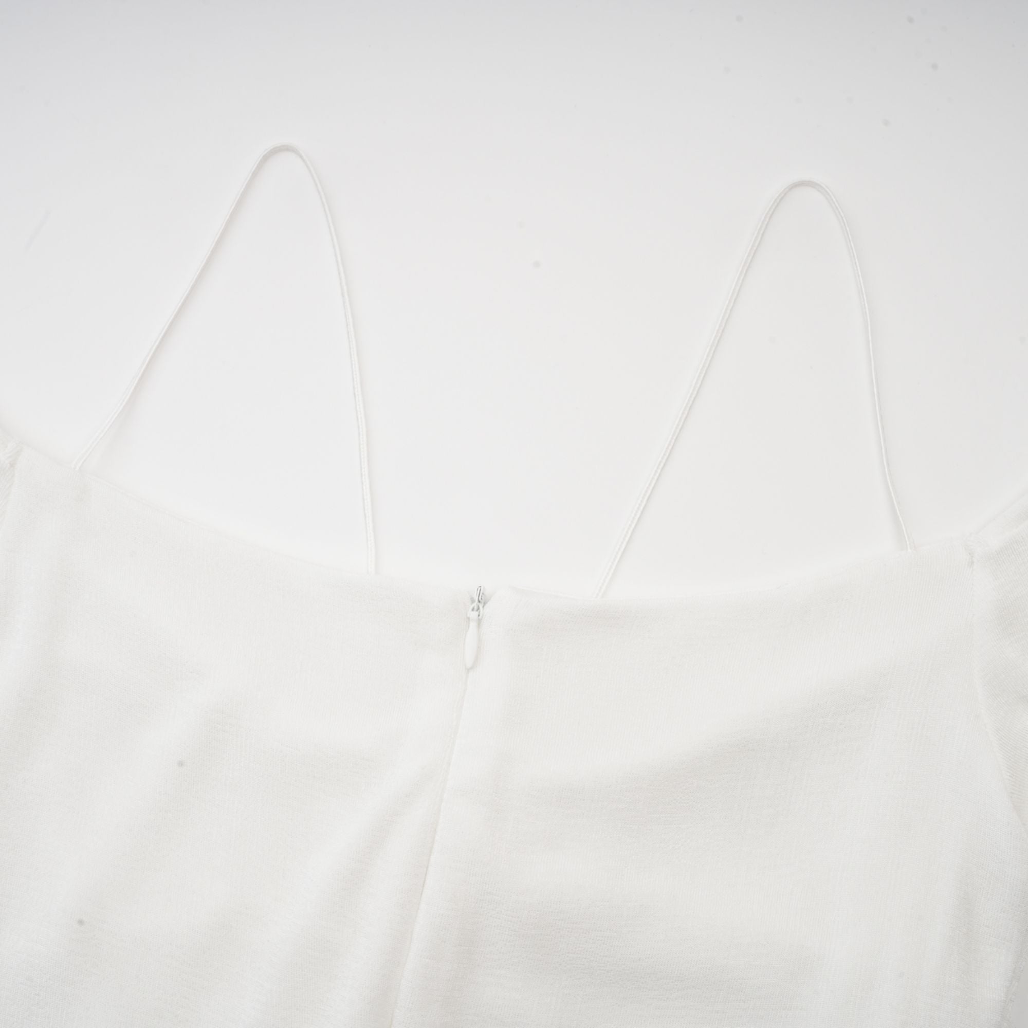 Nadine Off-Shoulder Paneled Maxi Dress in White