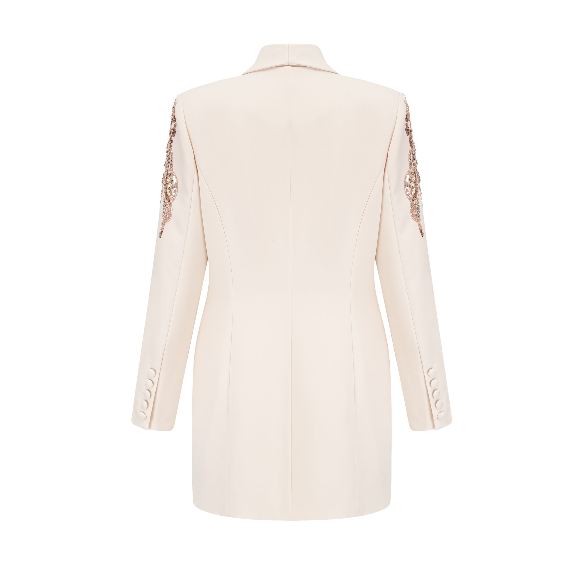 Éléna Embellished Sequined Blazer Dress