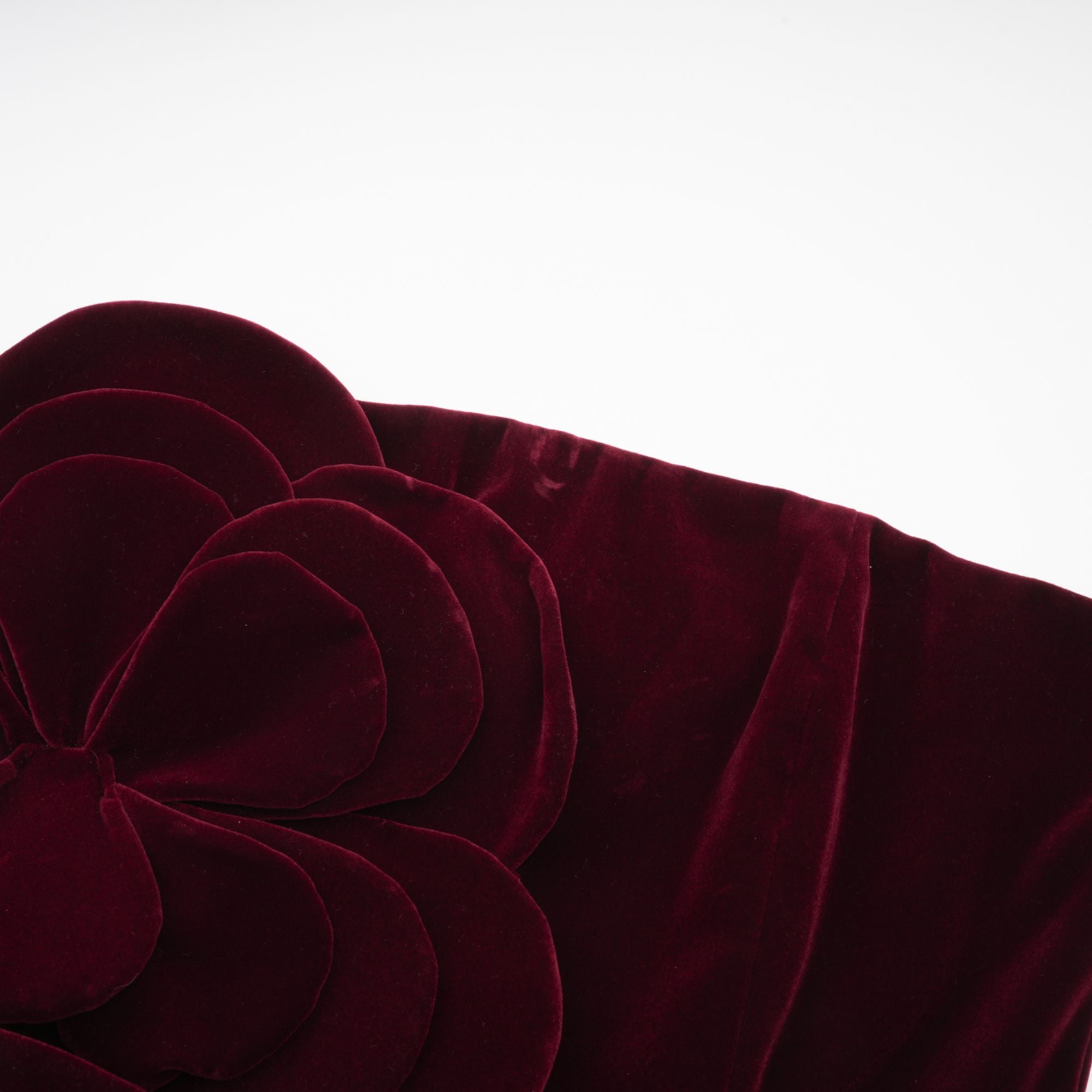 Azura Red Floral Appliqué Maxi Dress