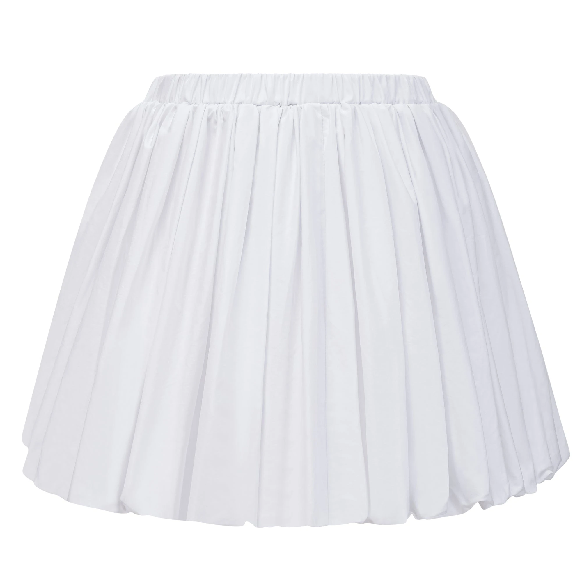 Alicia White Ruched Blouse & Skirt Set
