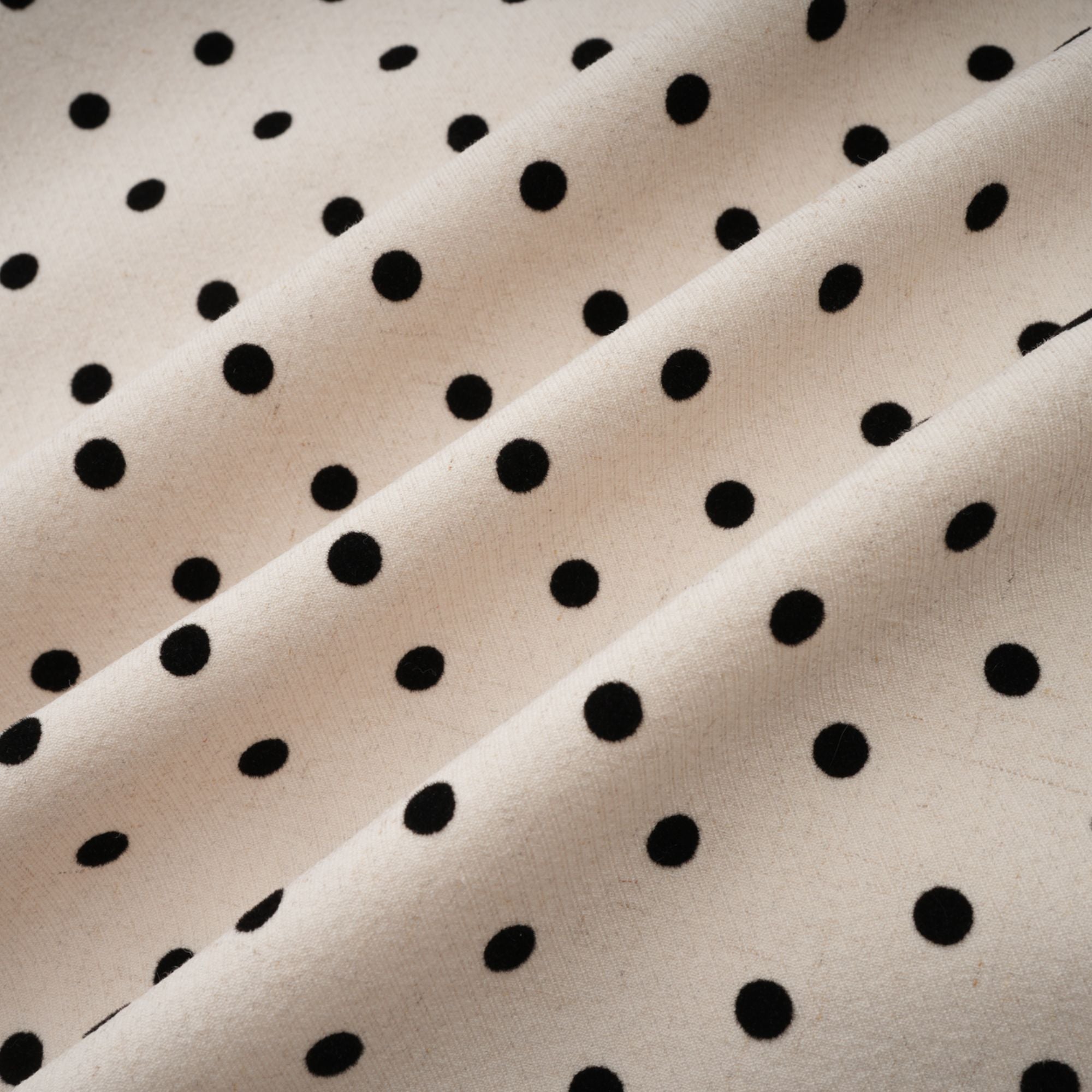 Gitane White Polka Dot Midi Dress
