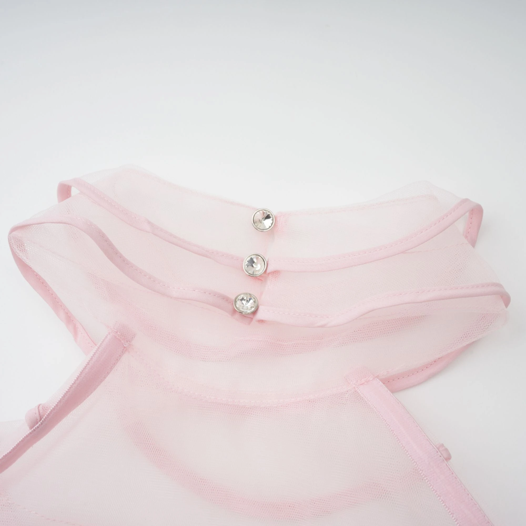 Nonchalante Pink Tiered Halterneck Maxi Dress