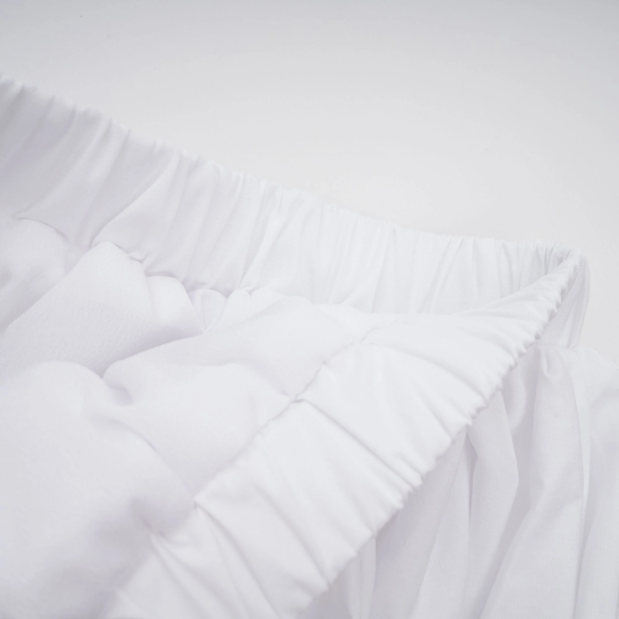 Alicia White Ruched Blouse & Skirt Set