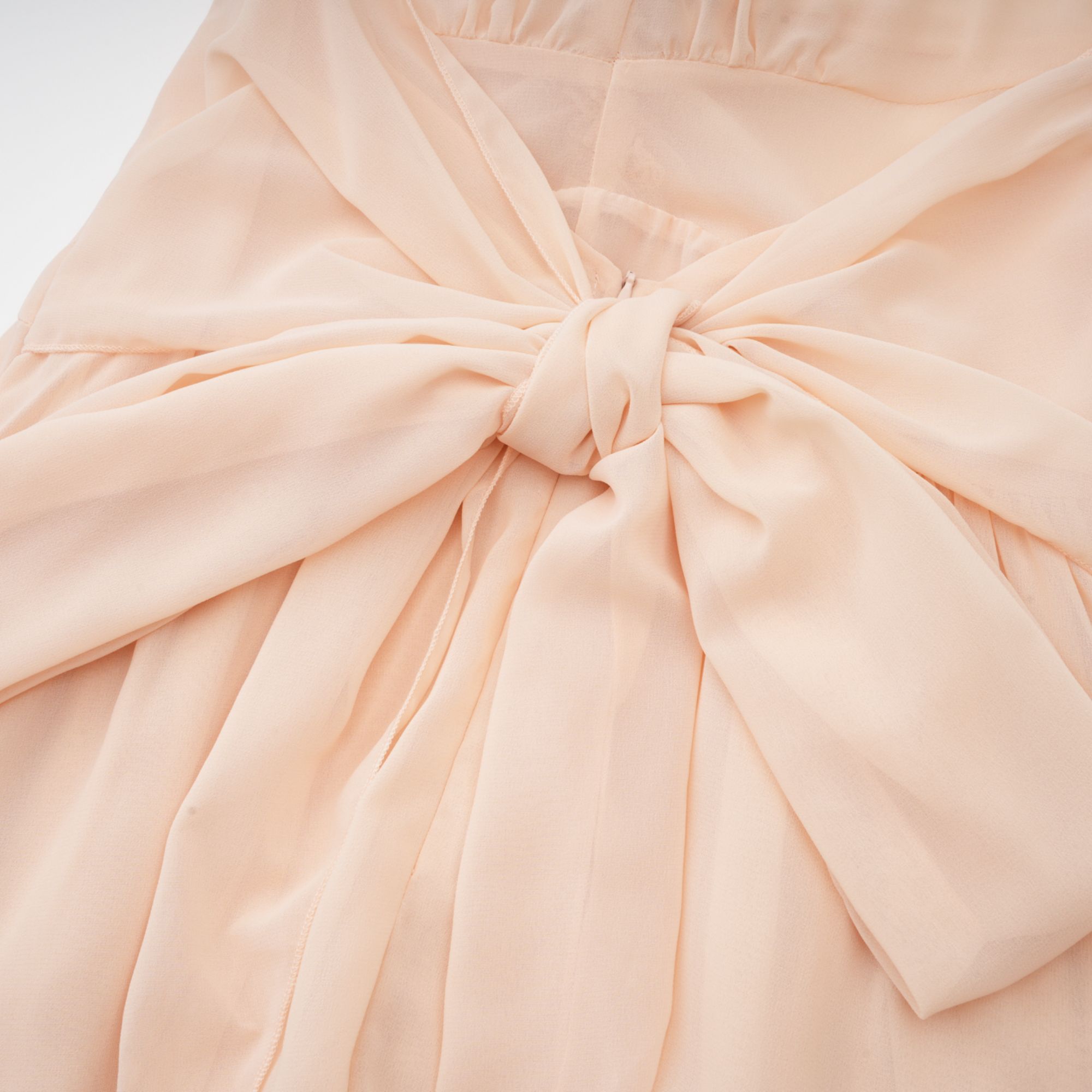 Élodie Ruffled Faux-Flower Maxi Dress