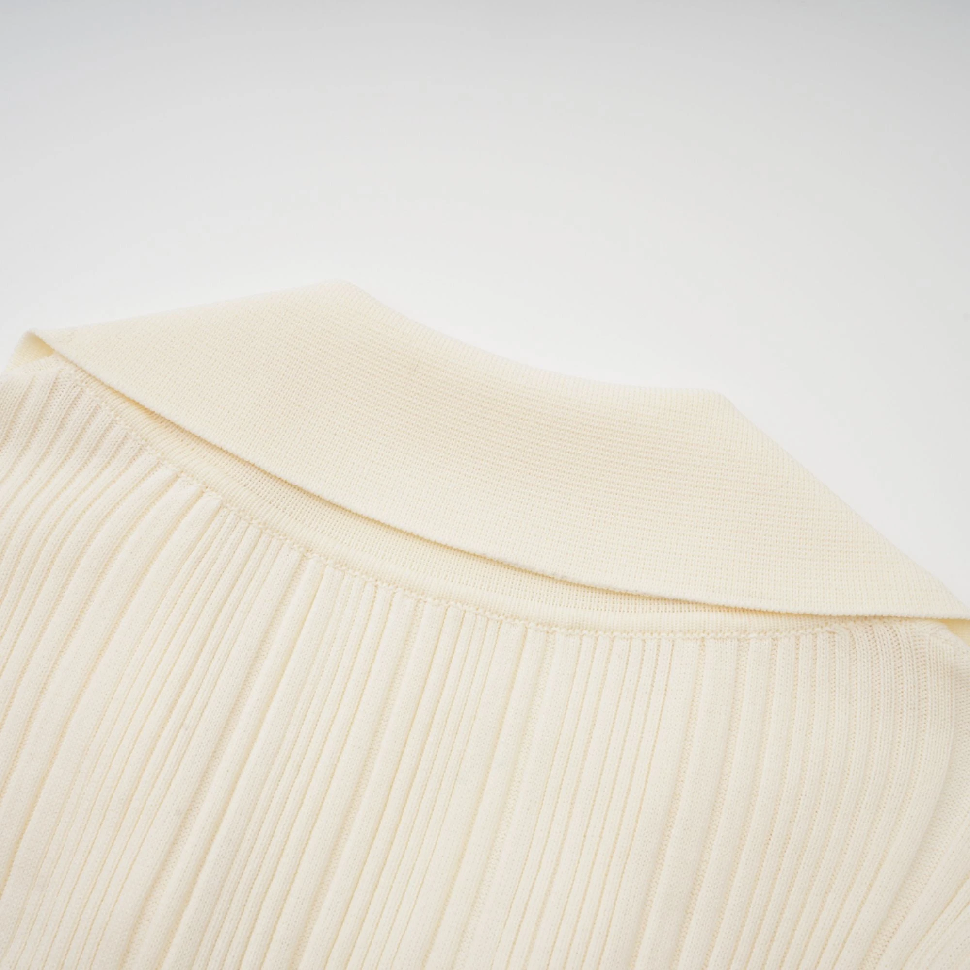 Nouria neutrals ribbed-knit midi dress