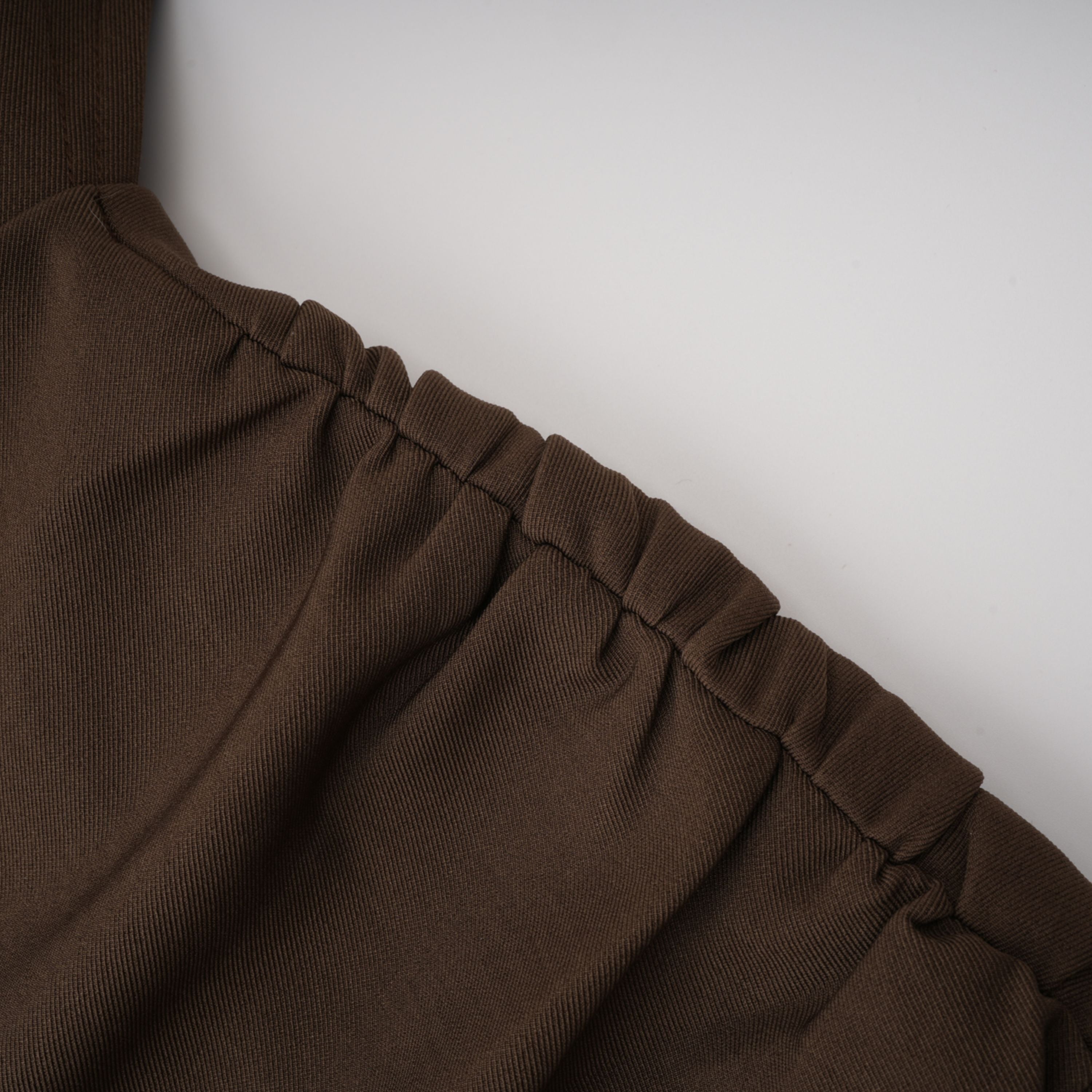 Francesca Brown Asymmetrical Gathered Mini Dress