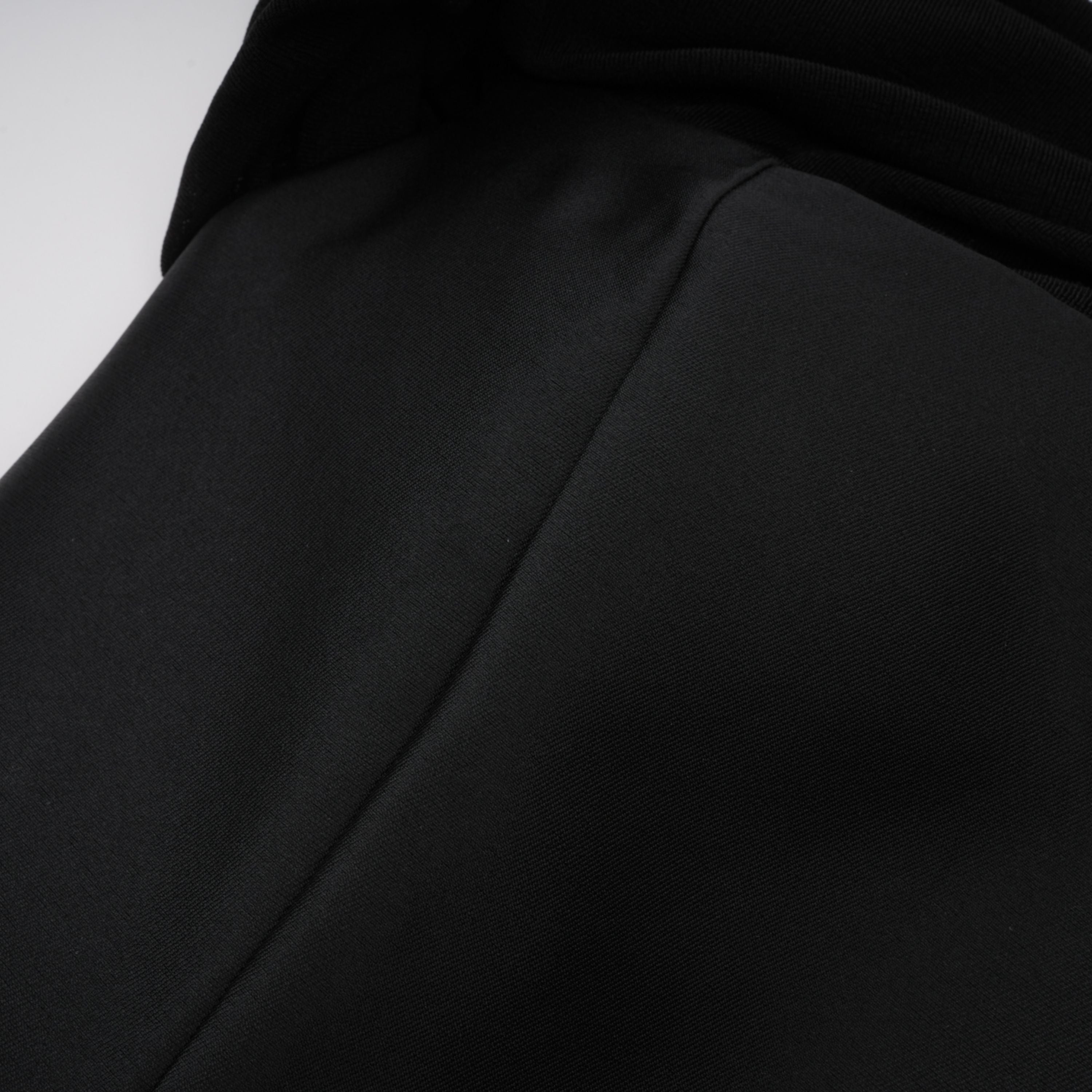 Black Off Shoulder Polished Midi Dress