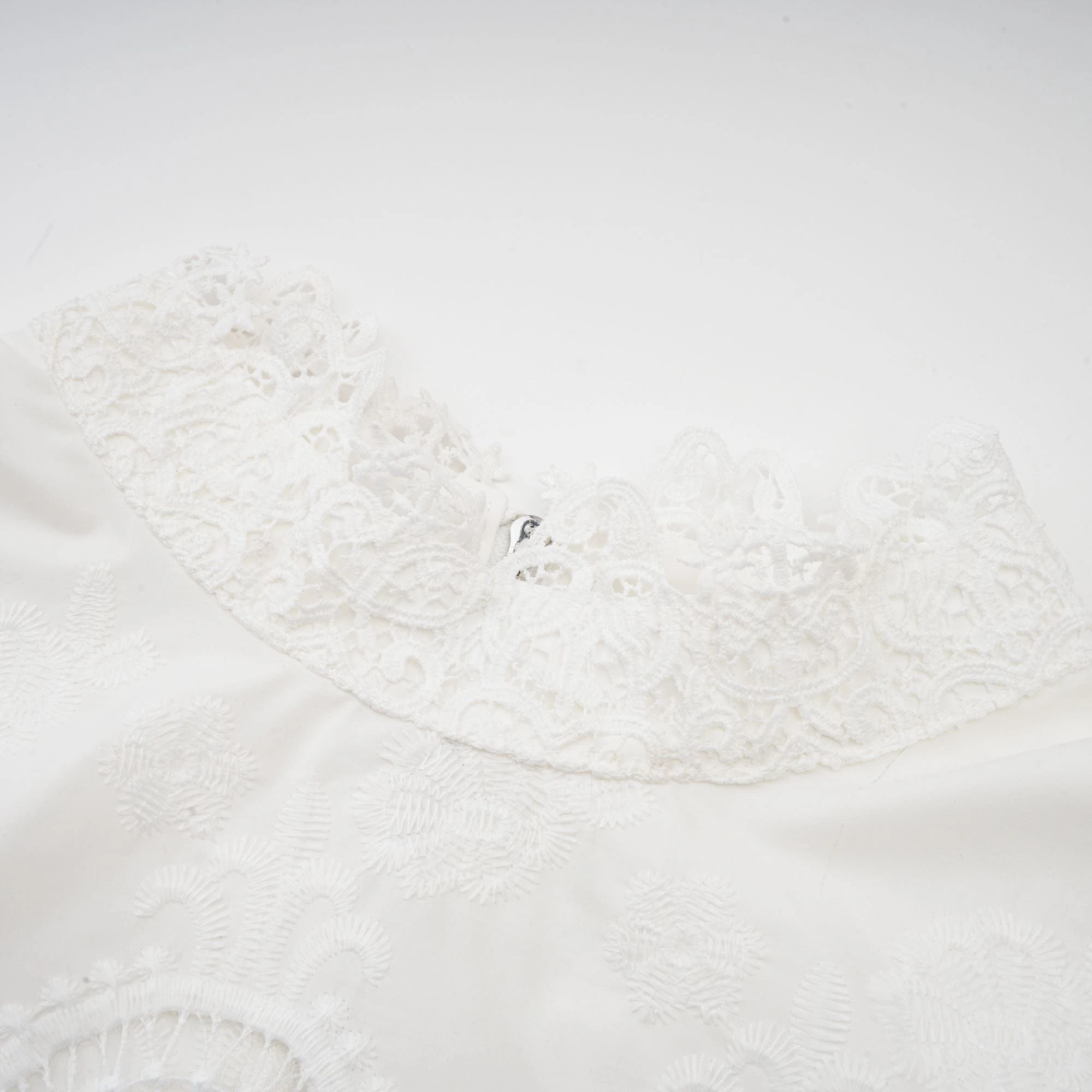 Raphaëlle Lace-Trim Cut-Out Cropped Top & Trousers Matching Set