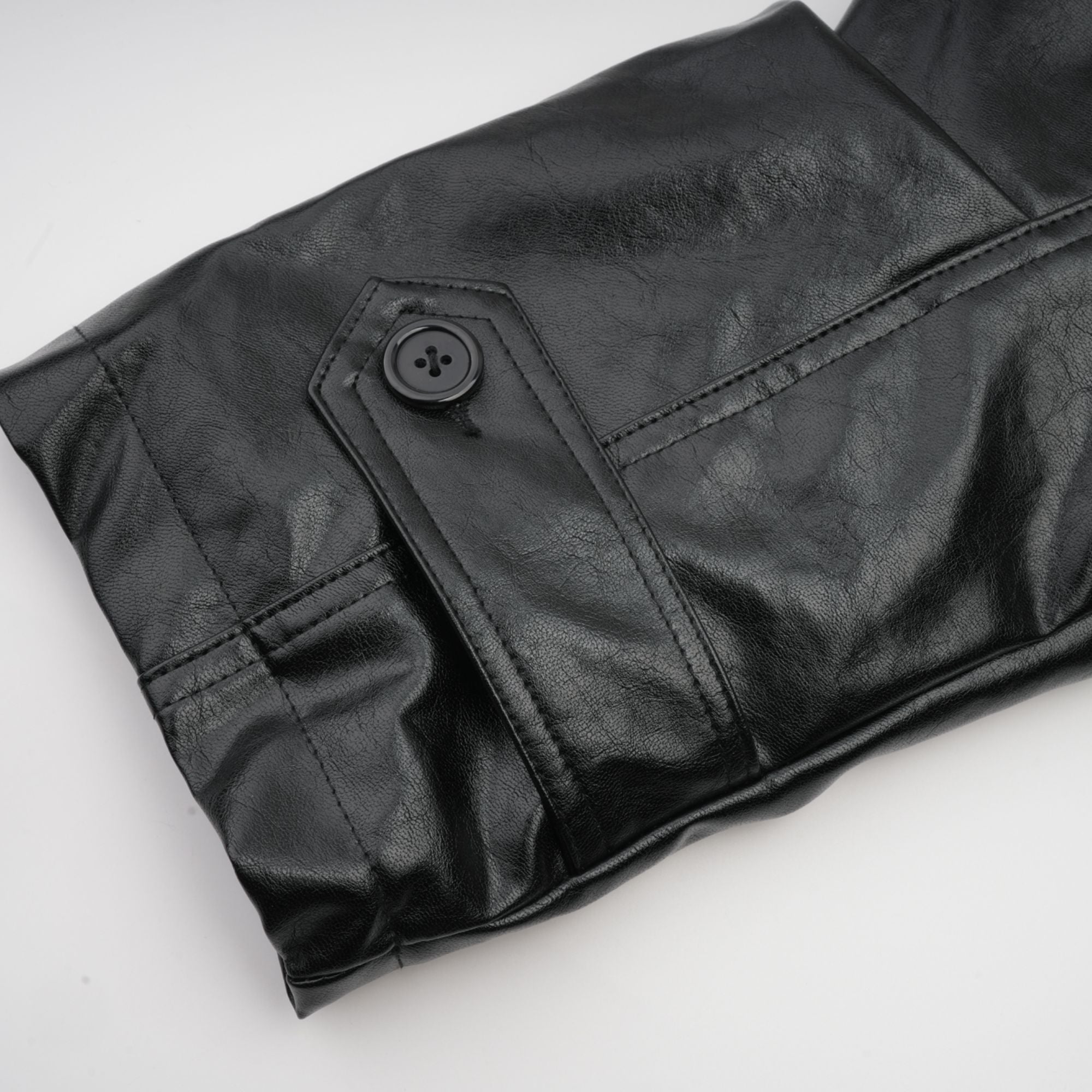 Virginie Quilted Cropped Leather Jacket