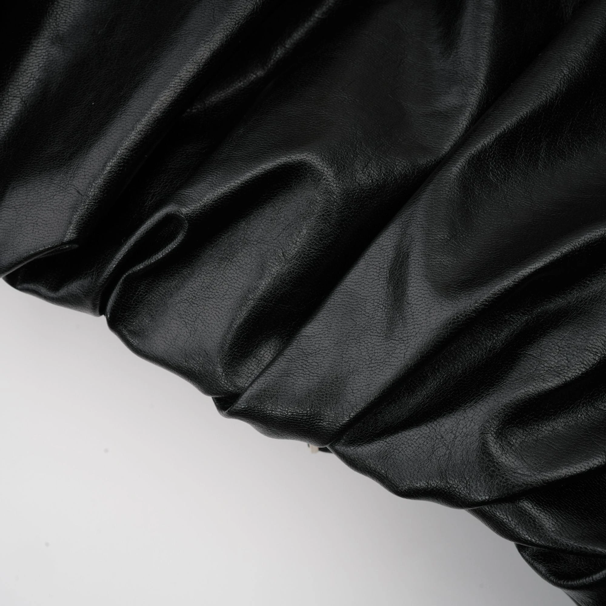 Virginie Quilted Cropped Leather Jacket