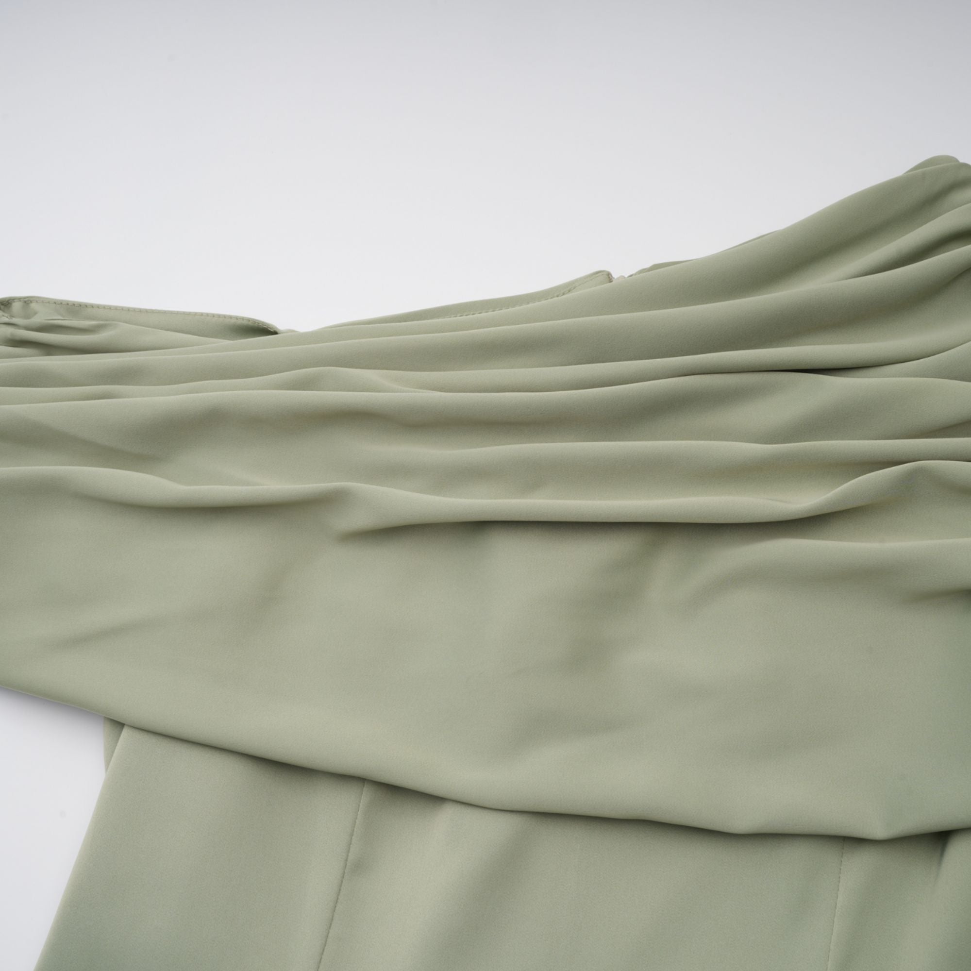 Benedetta Green One Shoulder Satin Maxi Dress – Miss Rosier