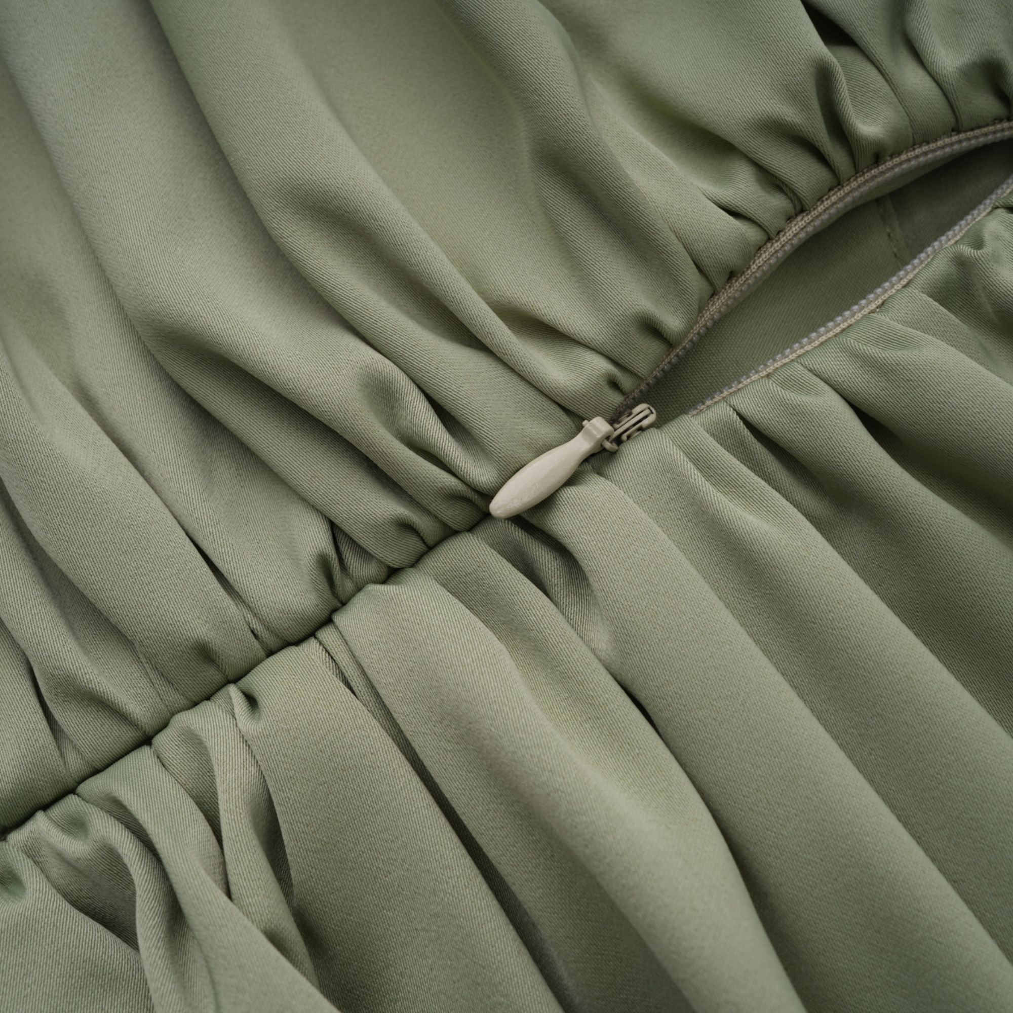 Benedetta Green One Shoulder Satin Maxi Dress – Miss Rosier