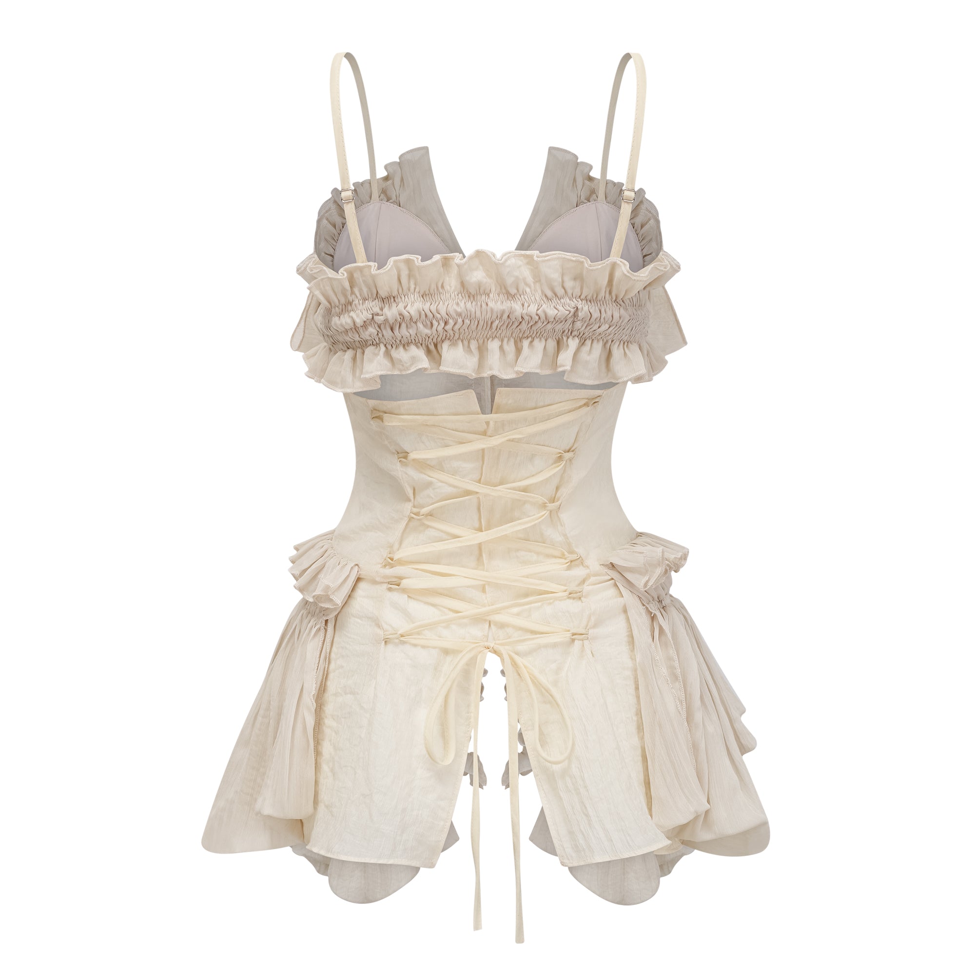 Flocon Neutral Mermaid Top & Skirt Set